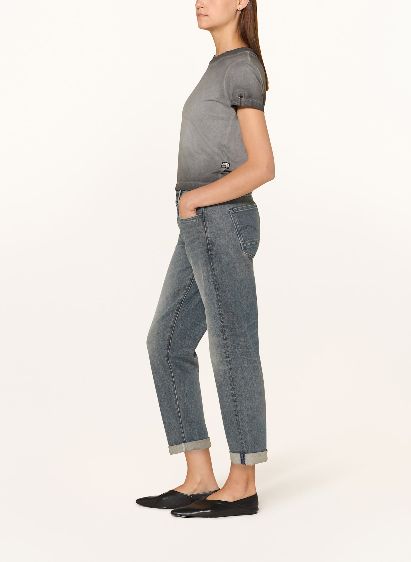 G-Star Jeansy boyfriend KATE: G803 antic sand blast