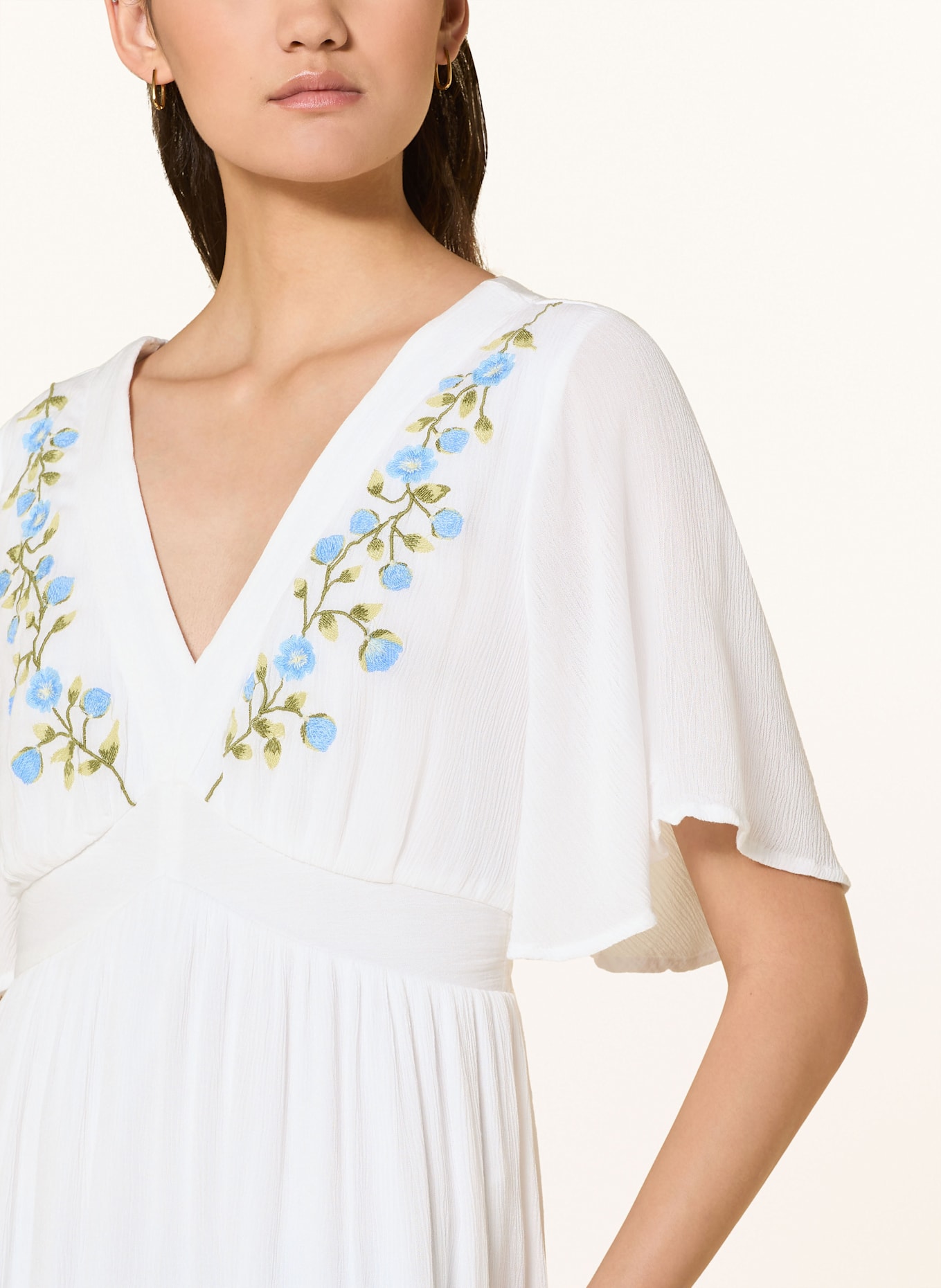 Y.A.S. Kleid: WEISS / BLAU / GRÜN