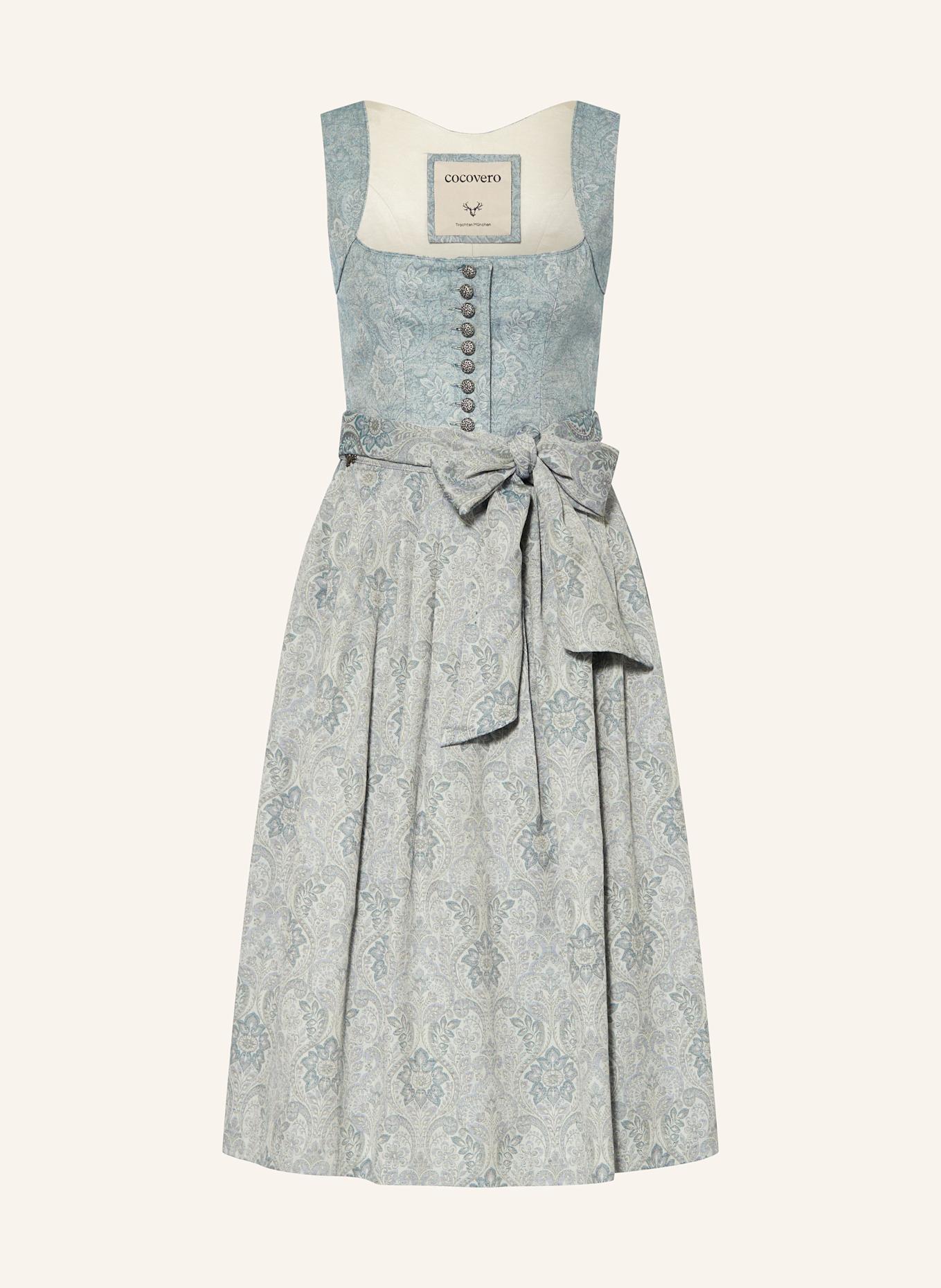 CocoVero Dirndl HEDI: HELLGRÜN/ GRÜN/ HELLLILA