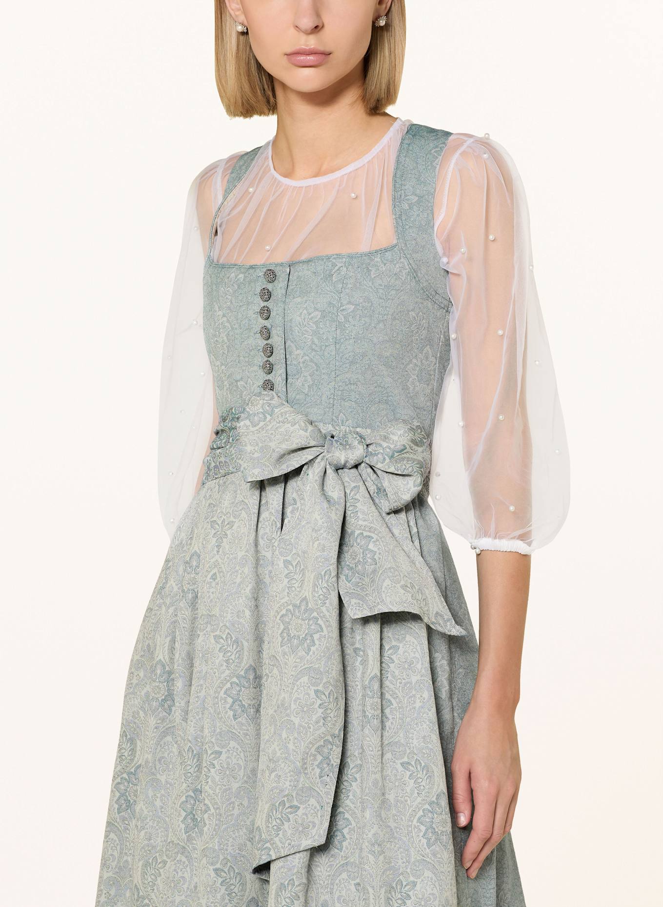 CocoVero Dirndl HEDI: HELLGRÜN/ GRÜN/ HELLLILA