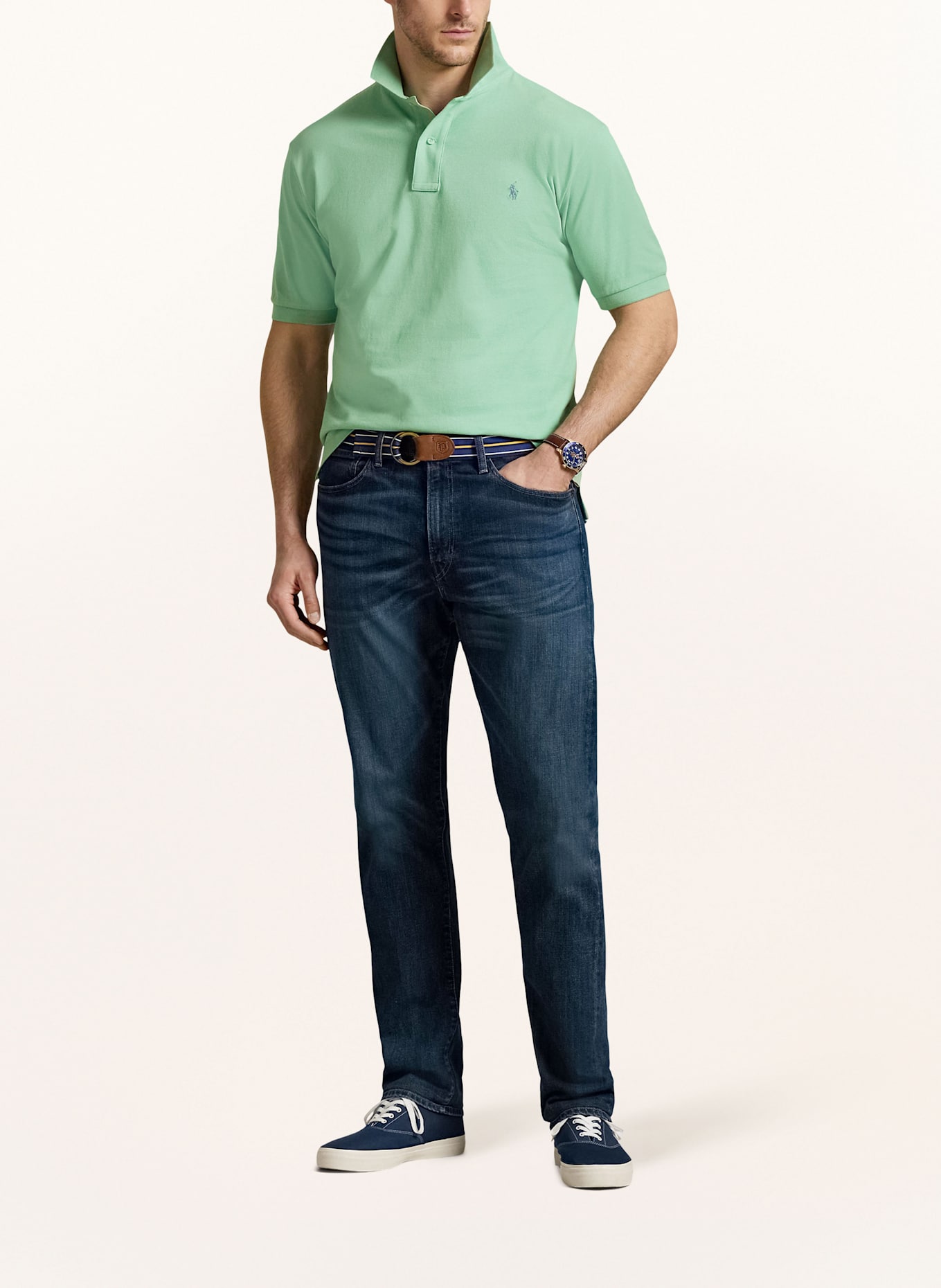 POLO RALPH LAUREN Big & Tall Piqué-Poloshirt: MINT