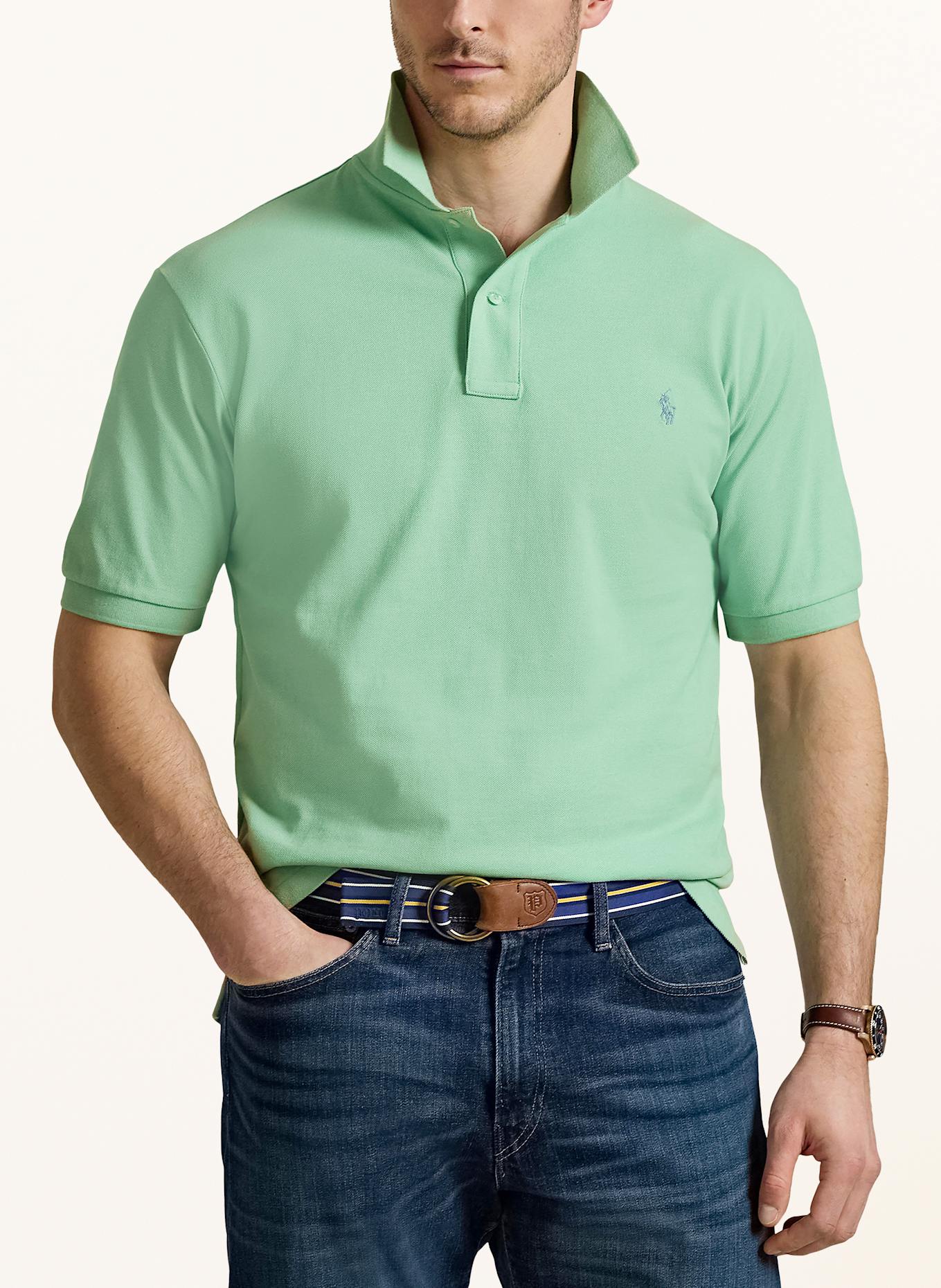 POLO RALPH LAUREN Big & Tall Piqué-Poloshirt: MINT