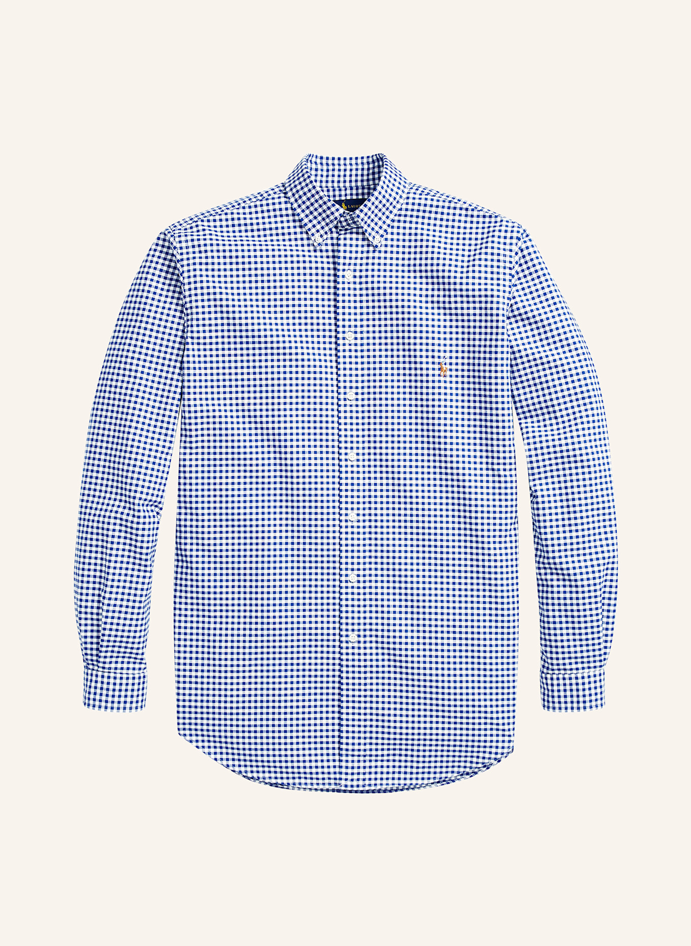 POLO RALPH LAUREN Big & Tall Oxfordhemd Core Fit: BLAU/ WEISS