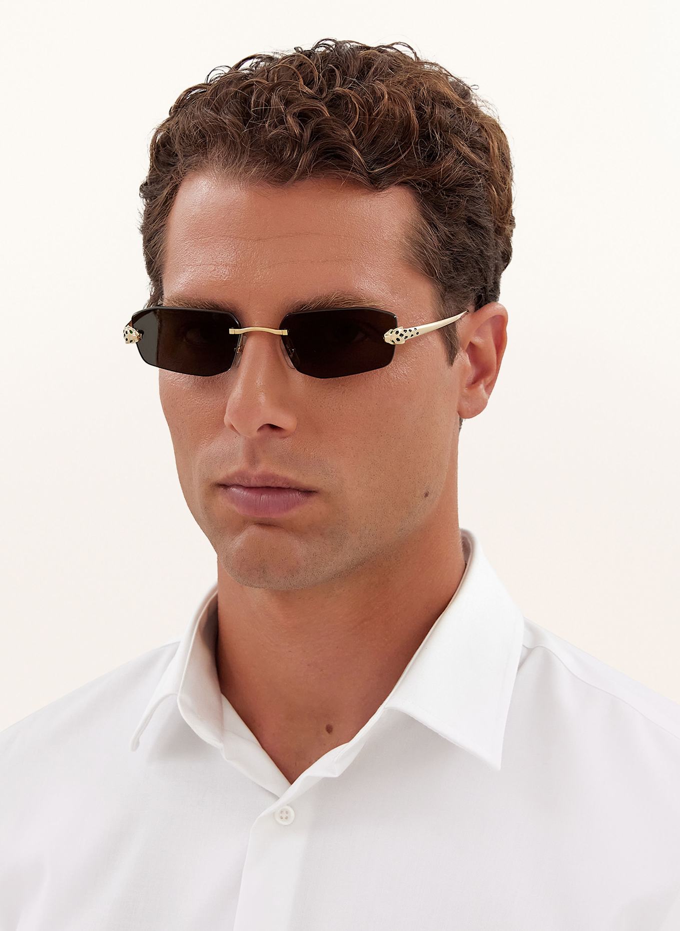 Cartier Sonnenbrille 6L001735: 2300L1 - GOLD/ SCHWARZ