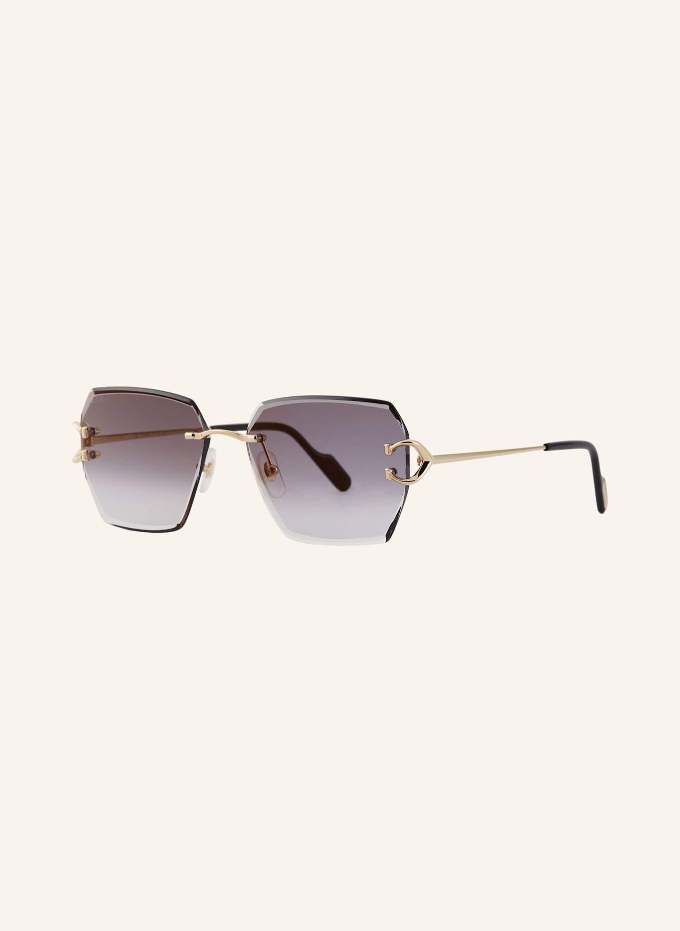 Cartier Sonnenbrille 6L001728: 2300L1 - GOLD/ BRAUN