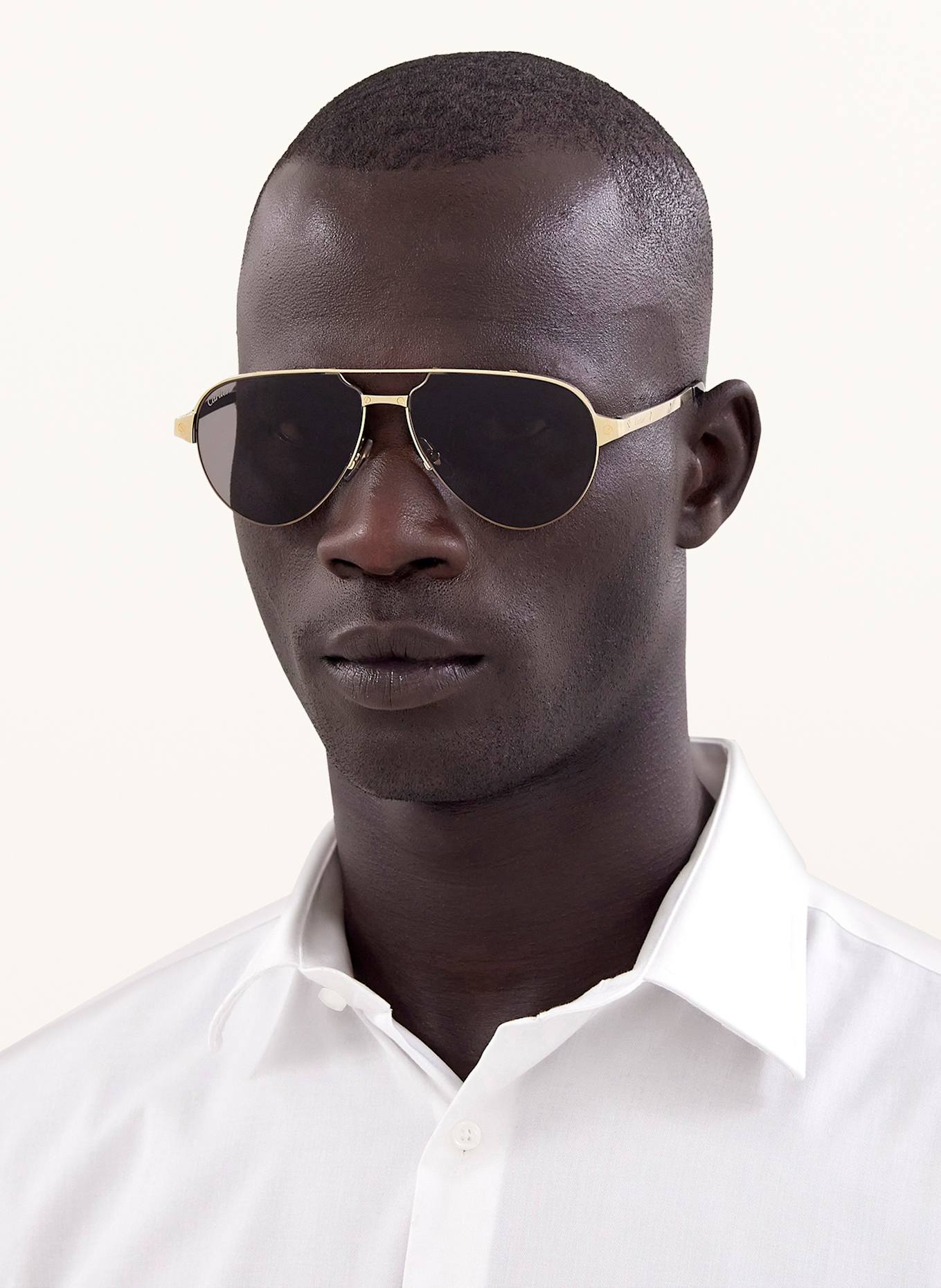 Cartier Sonnenbrille CT0386S: 2300L1 - GOLD/ GRAU