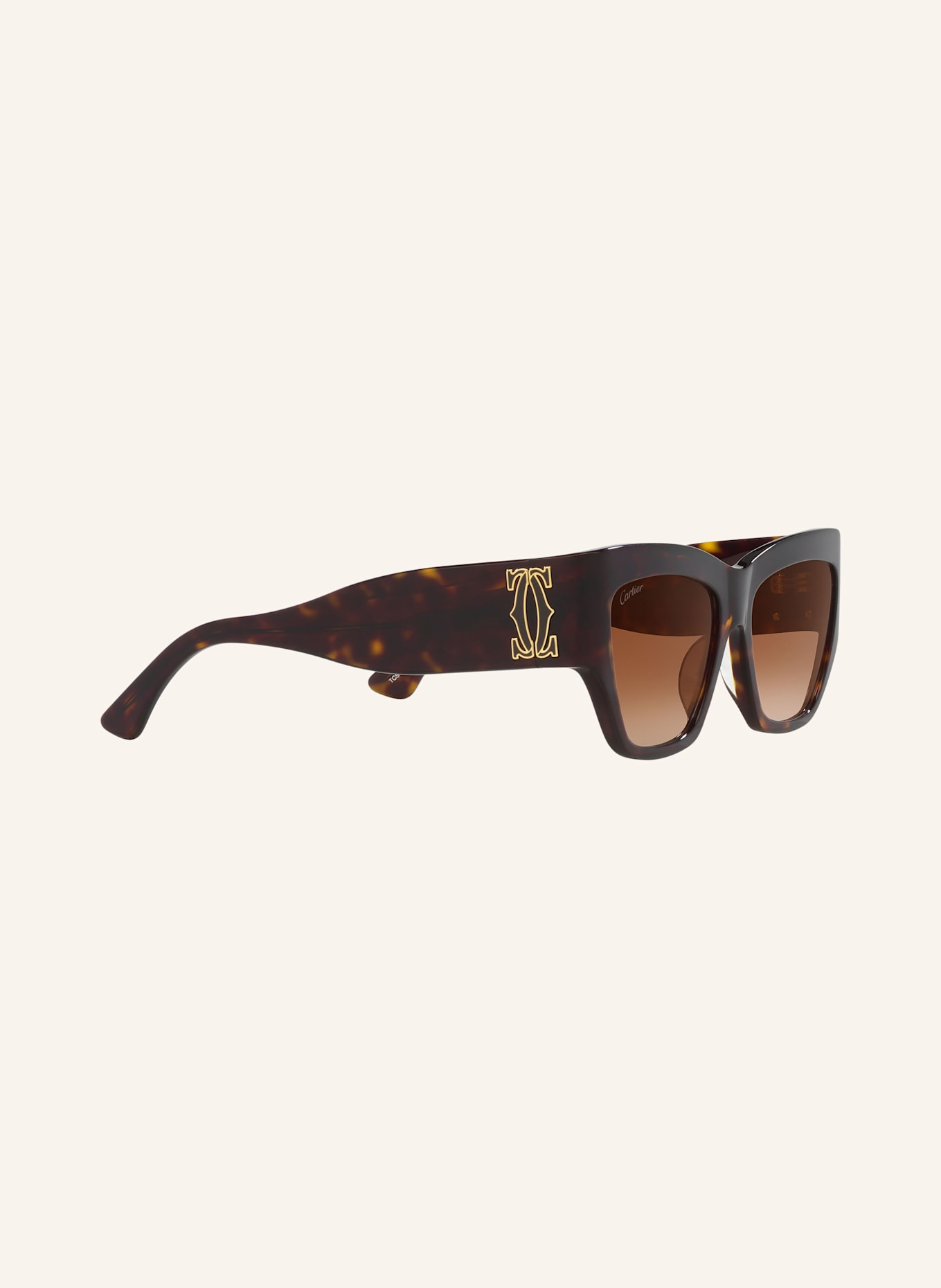 Cartier Sonnenbrille CT0435S: 4402D1 - HAVANA/ BRAUN