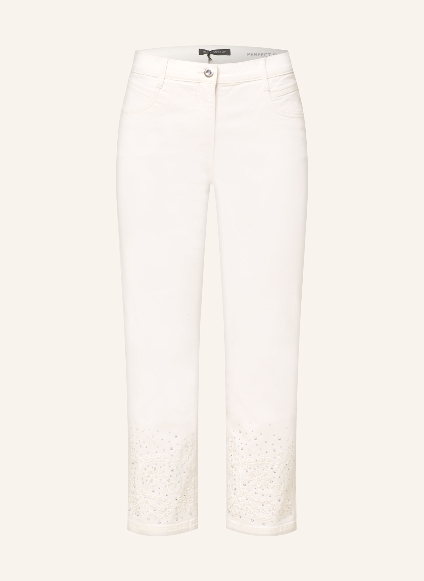 Betty Barclay 7/8-Jeans mit Schmucksteinen: 1014 OFFWHITE