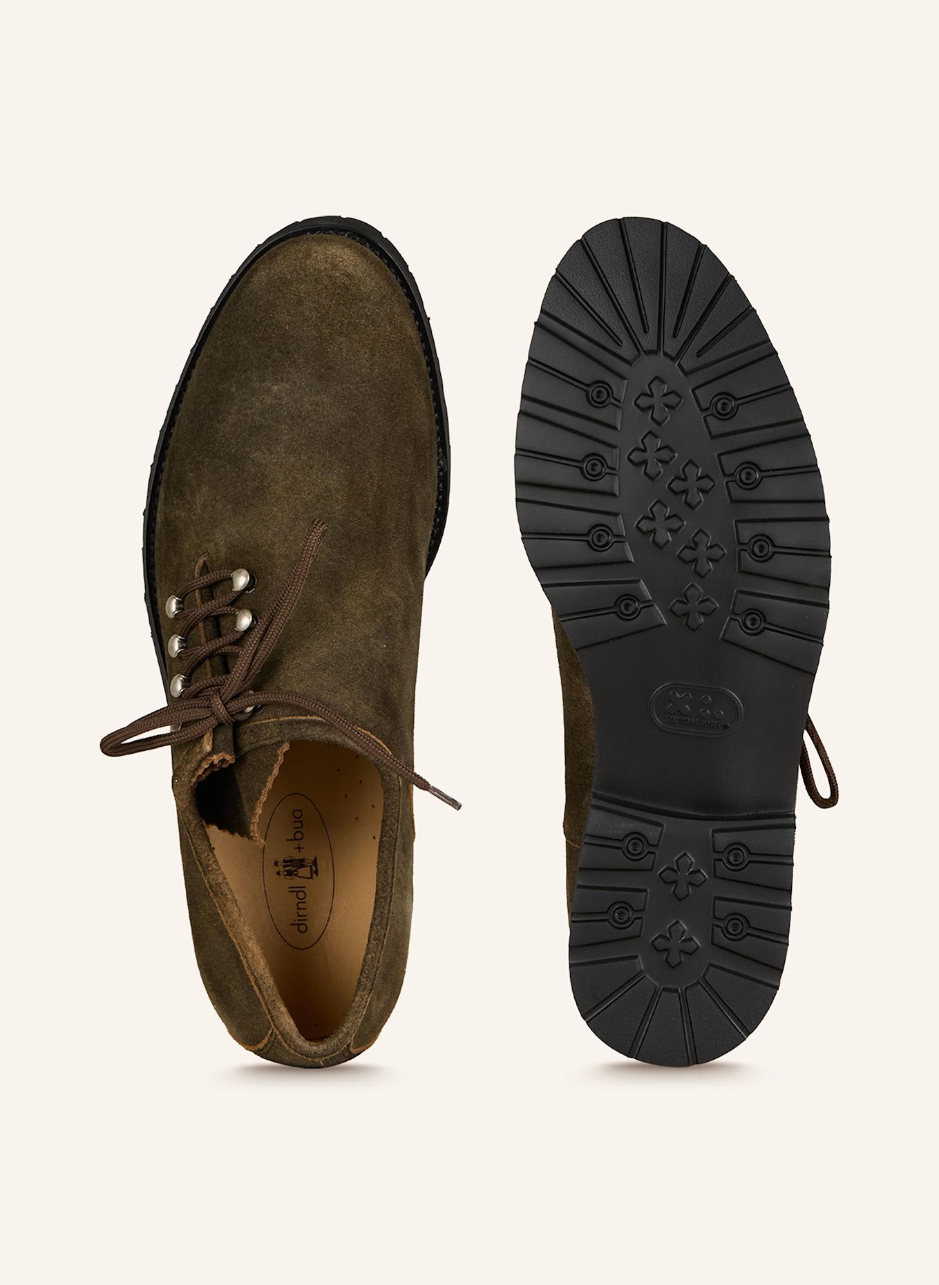 Dirndl & Bua Haferlschuhe ANTIKBOCK: KHAKI