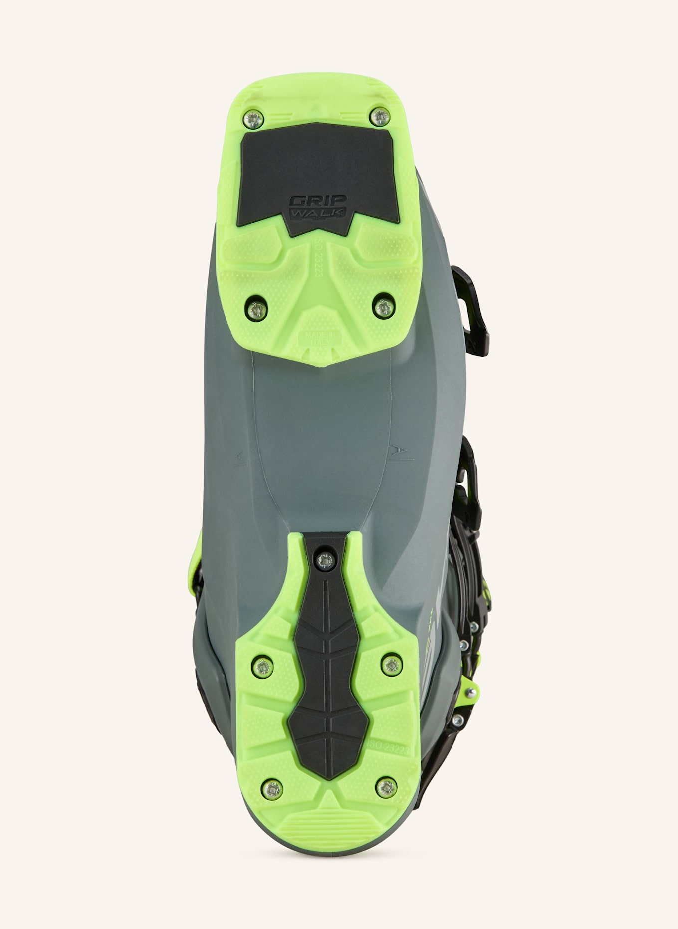 FISCHER Ski boots THE CURV GT 120: GRAY / NEON YELLOW