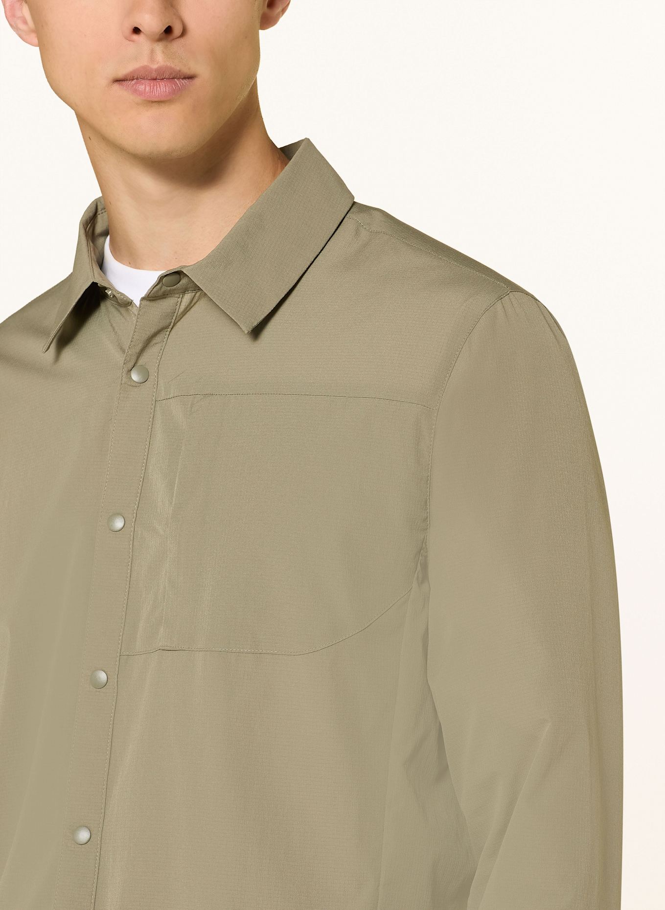 odlo Outdoorová košile ESSENTIAL: OLIVOVÁ