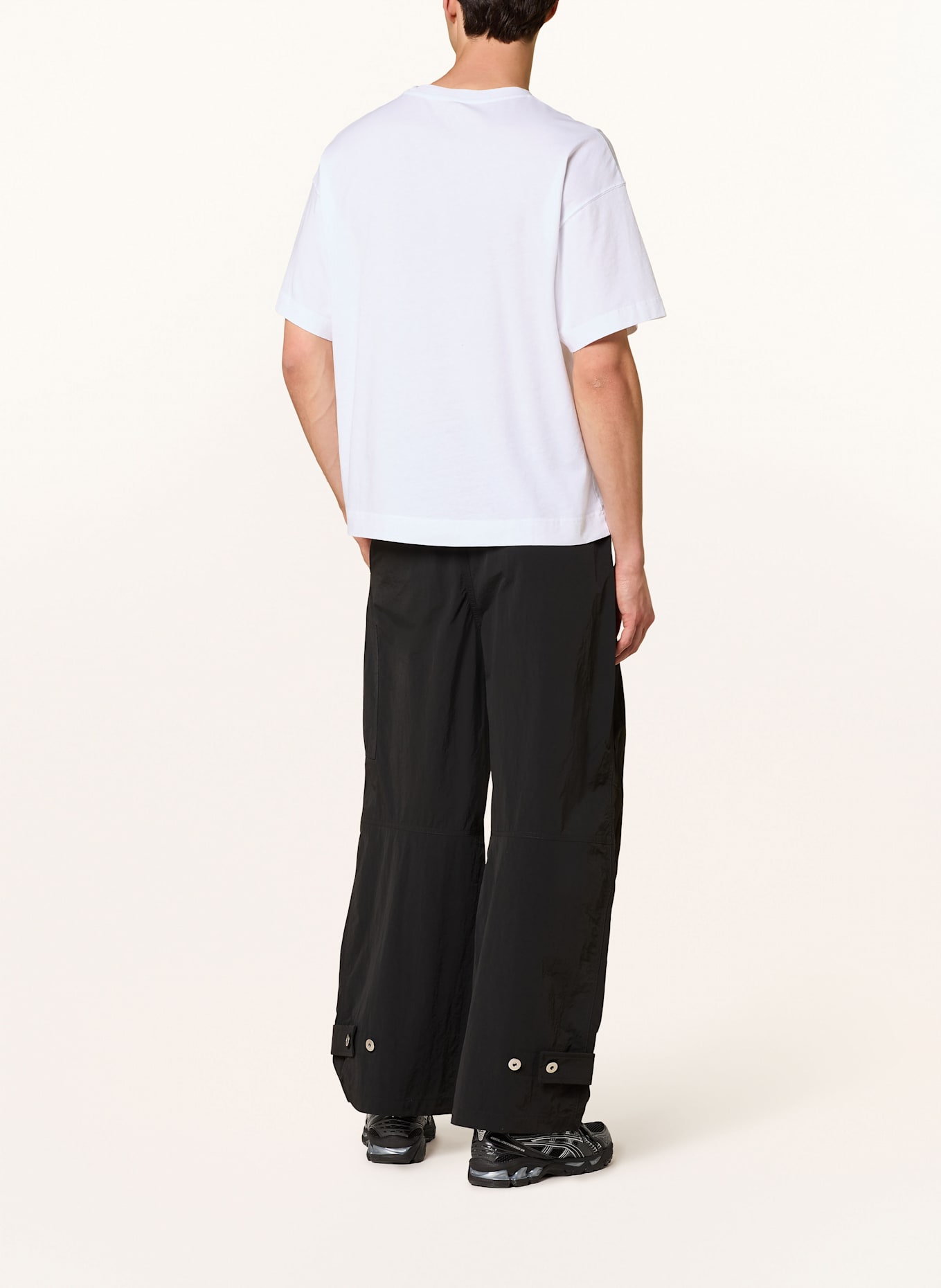 66°NORTH T-shirt HERITAGE: WIT / DONKERGRIJS / ORANJE