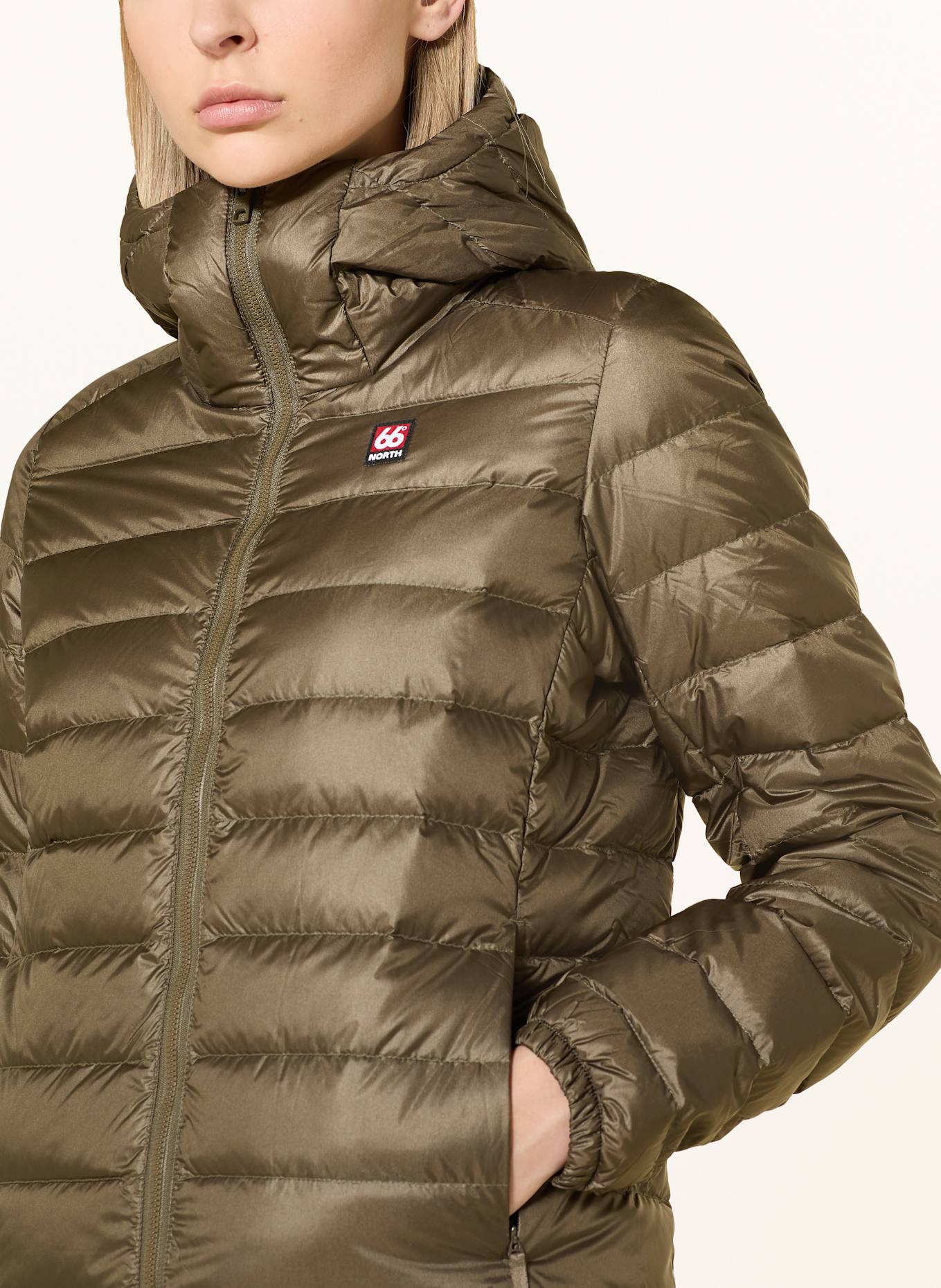 66°NORTH Lightweight-Daunenjacke KEILIR: KHAKI