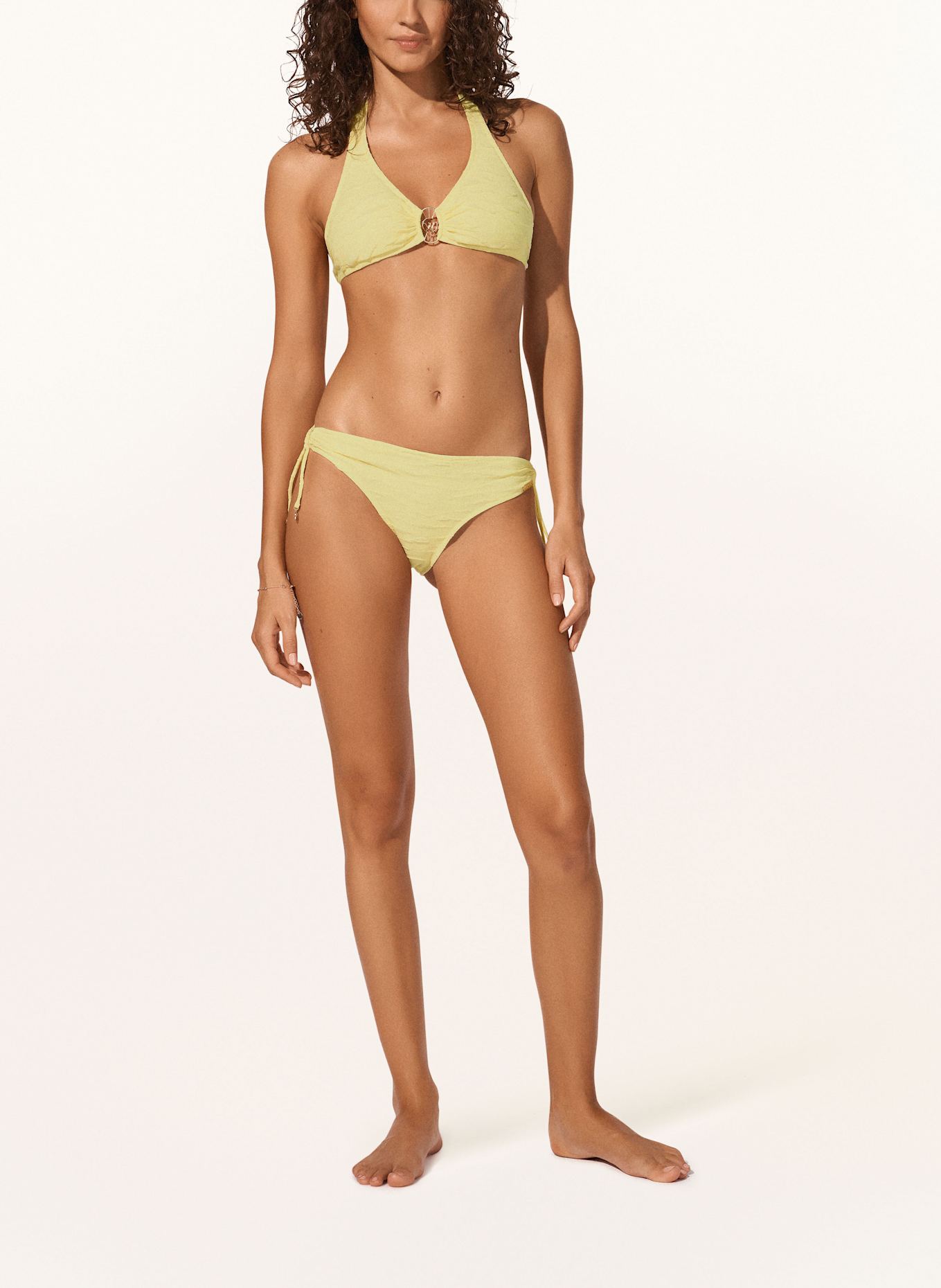 watercult Neckholder-Bikini-Top TIDAL RADIANCE: HELLGELB