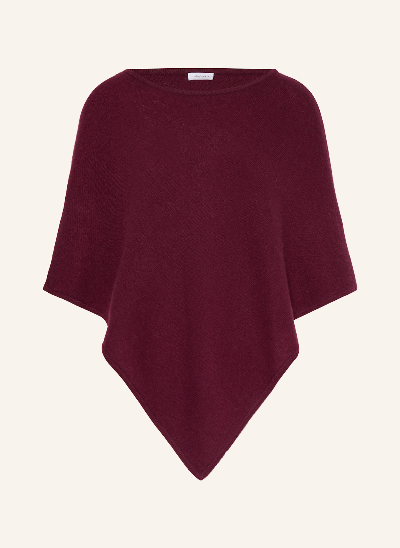 darling harbour Poncho aus Cashmere: BORDEAUX