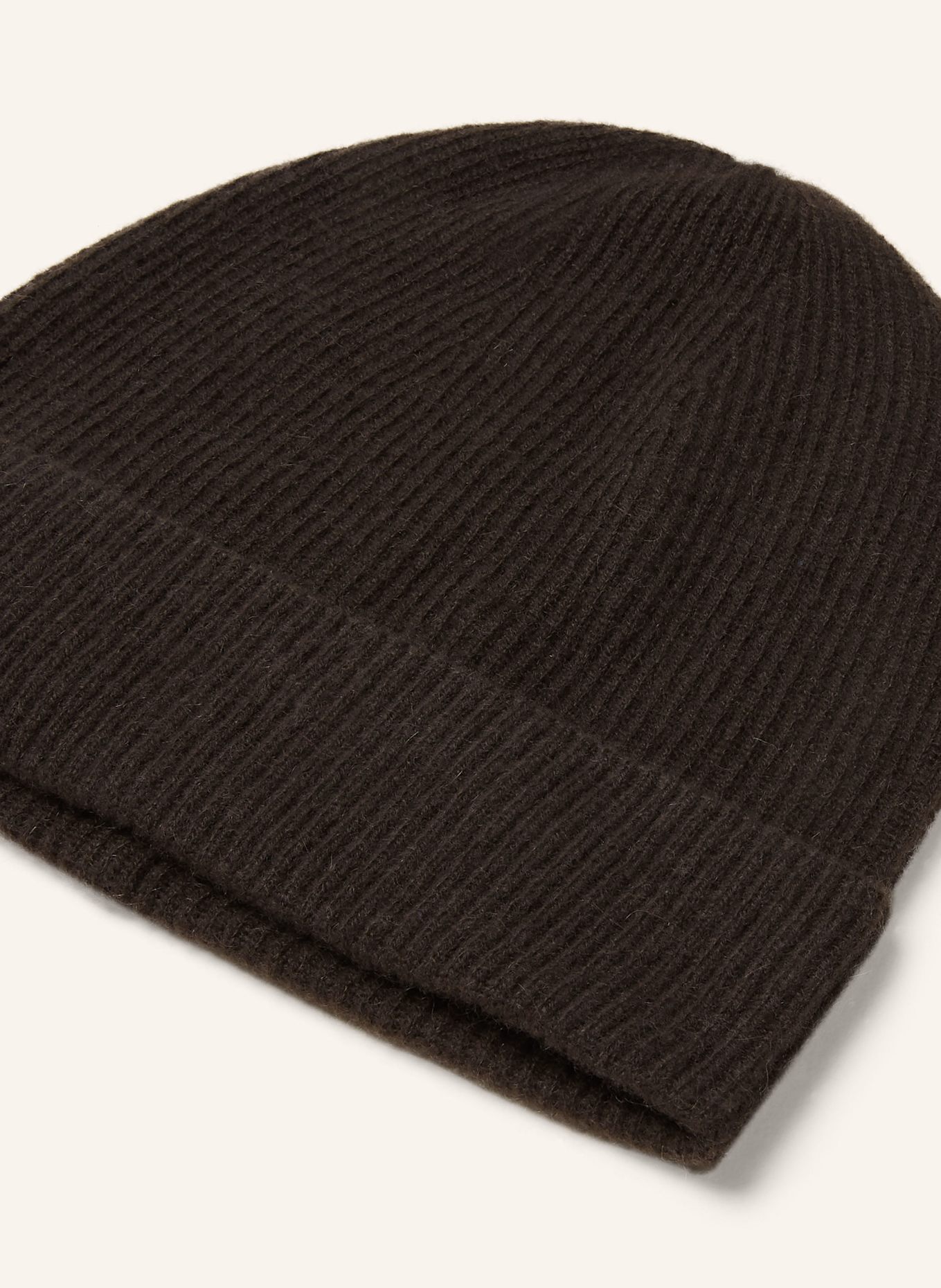 darling harbour Cashmere-Mütze: DUNKELBRAUN