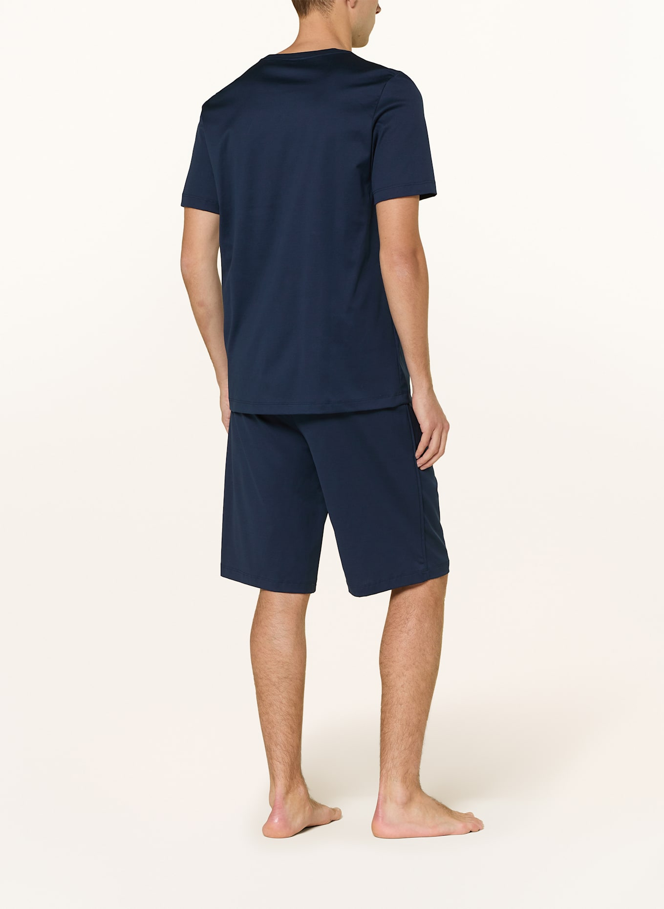 HANRO Shorty-Schlafanzug NIGHT SELECTION: DUNKELBLAU