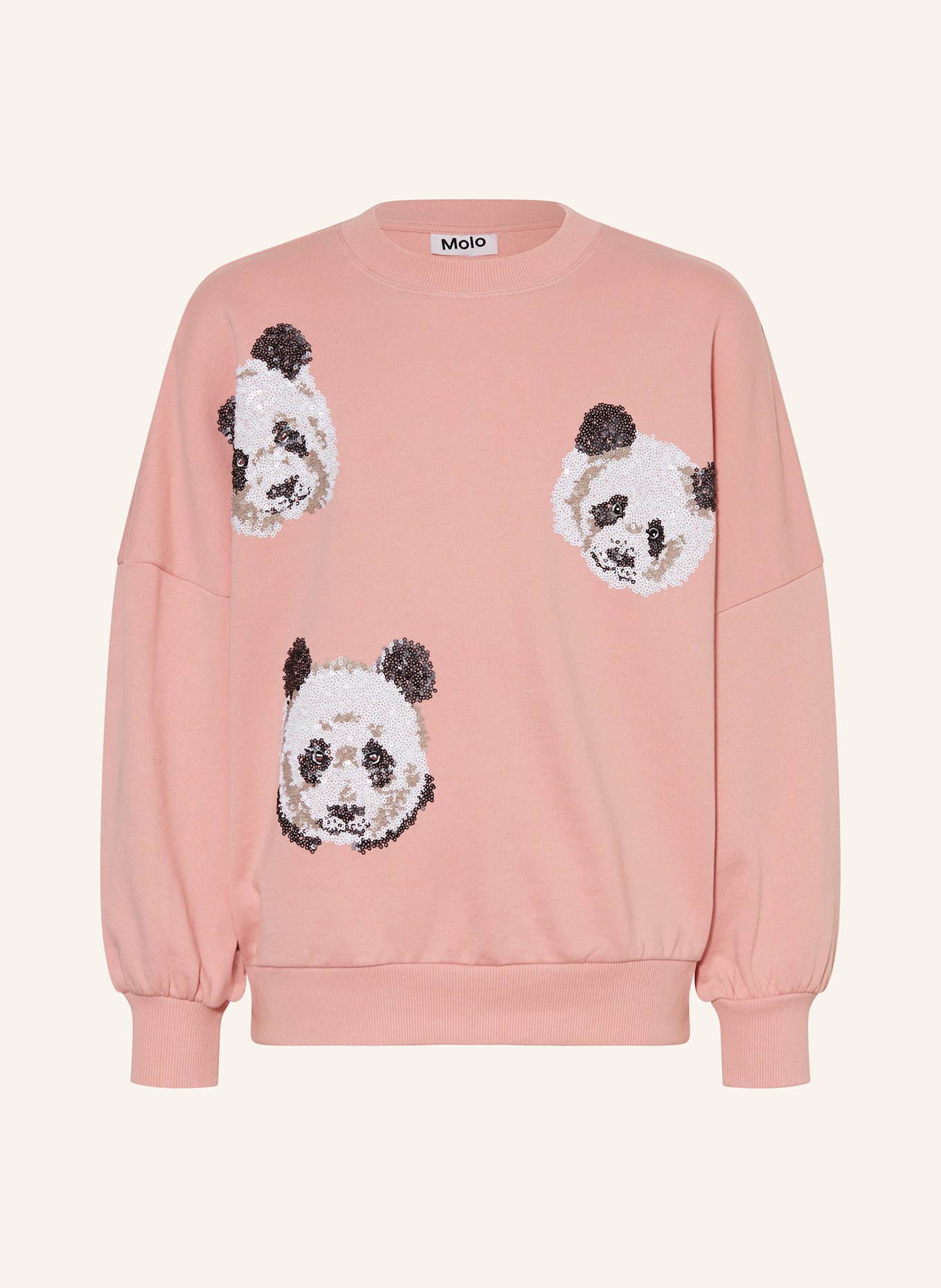 molo Bluza nierozpinana z cekinami: RÓŻOWY