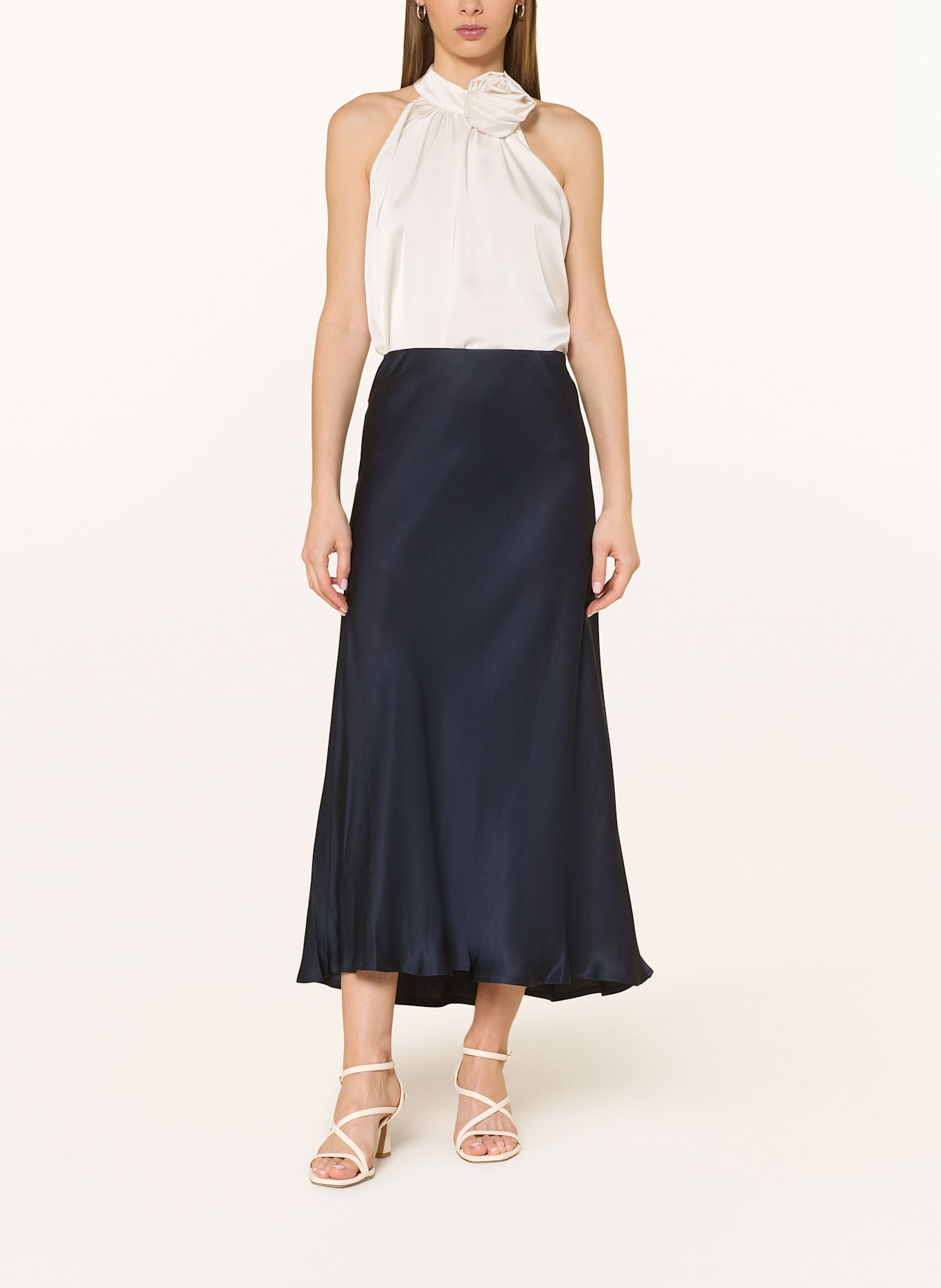 summum woman Satinrock: DUNKELBLAU