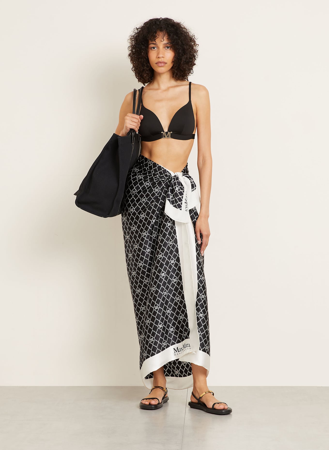 Max Mara BEACHWEAR Basic-Bikini-Hose SANDRA: SCHWARZ