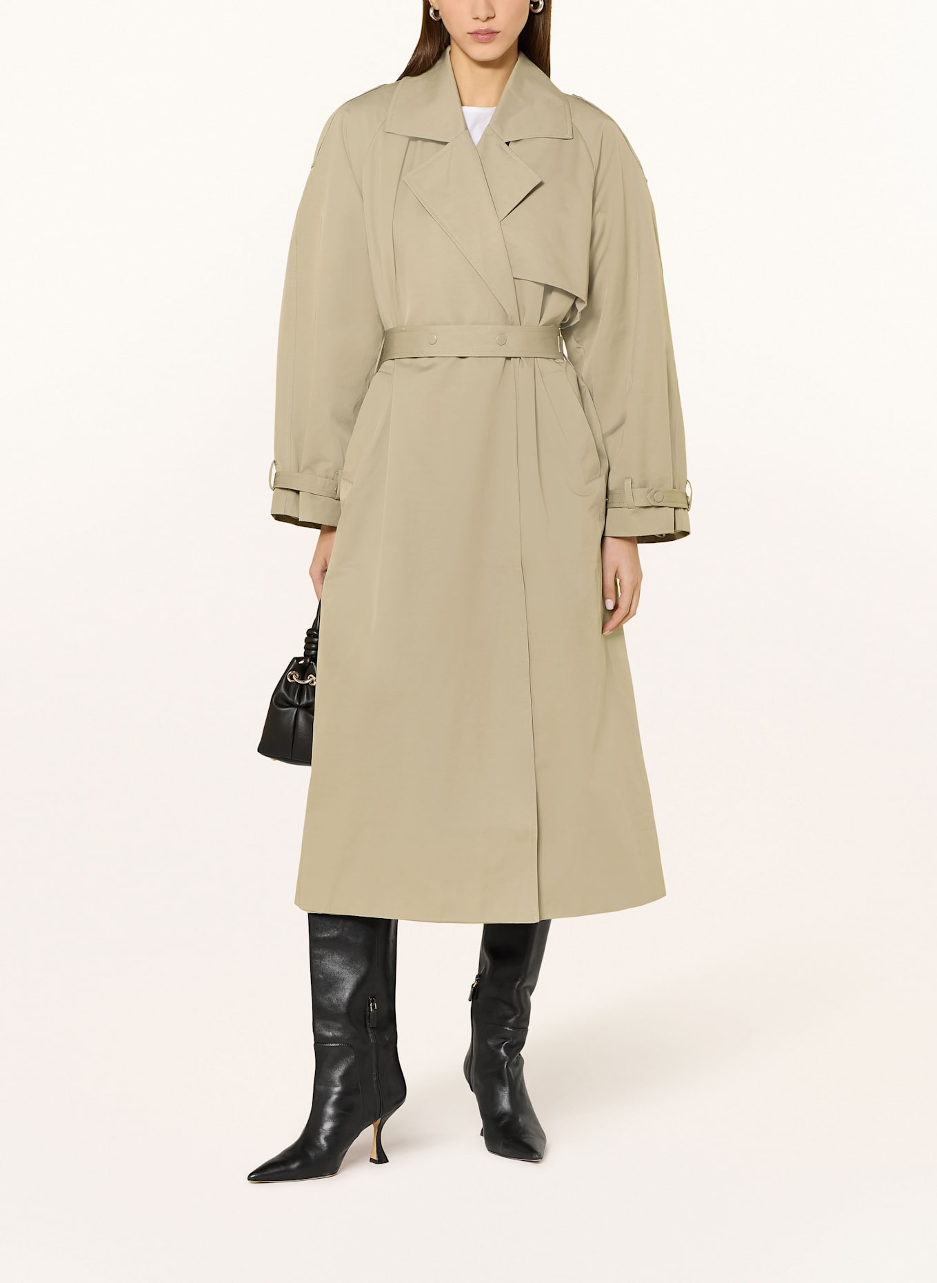 LeGer Studio Trenčkot ELENA: KHAKI