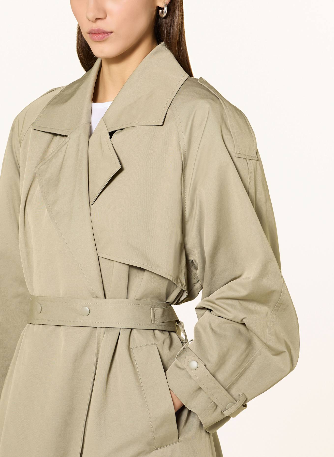 LeGer Studio Trenčkot ELENA: KHAKI