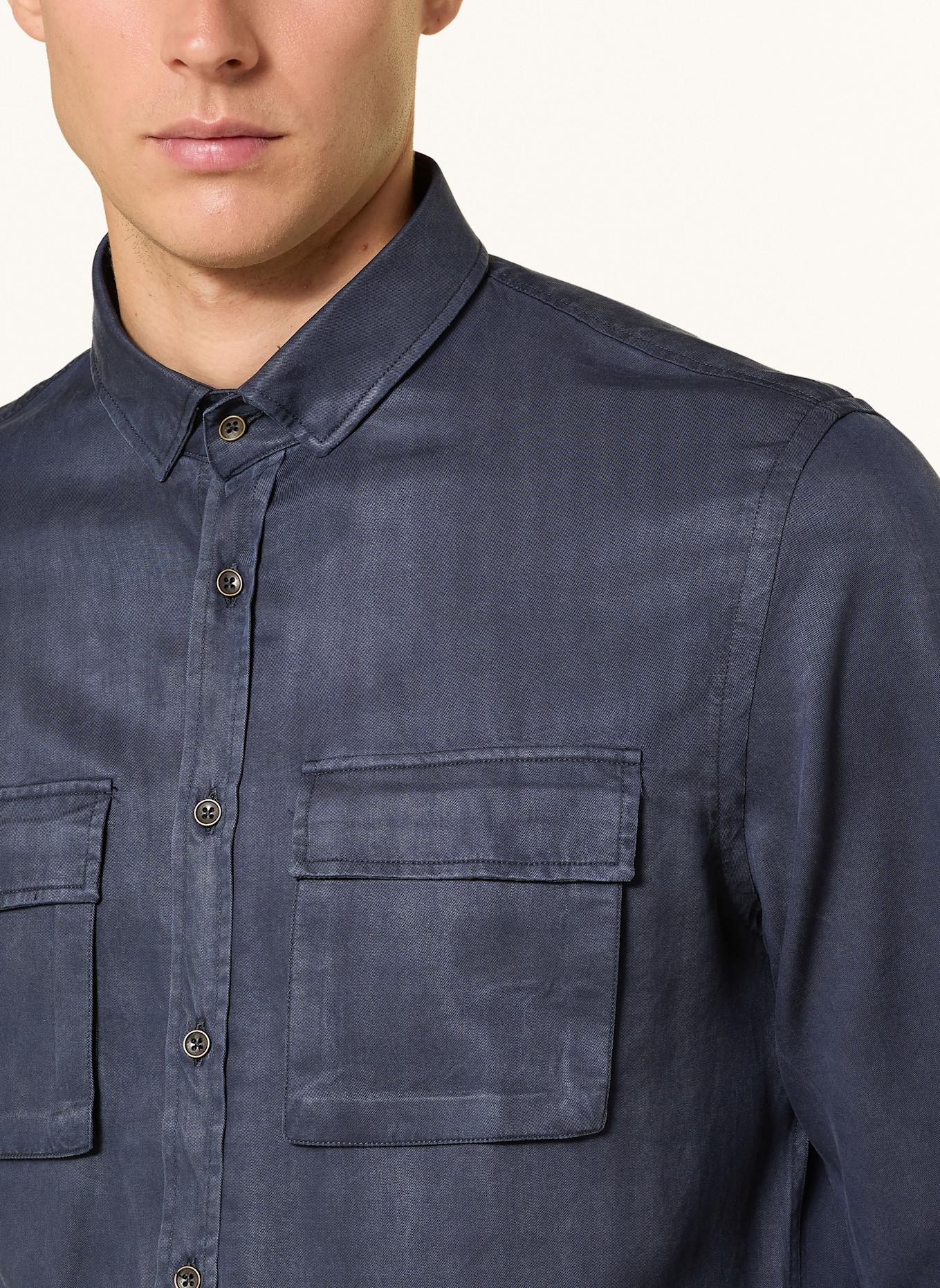 Q1 Manufaktur Hemd Slim Relaxed Fit: DUNKELBLAU