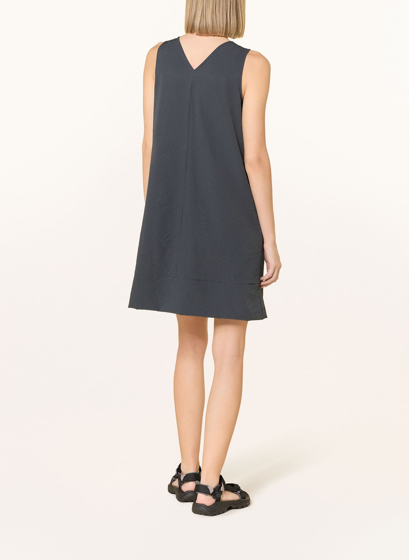 JEANNE BARET Kleid SUNFLOWER: DUNKELGRAU