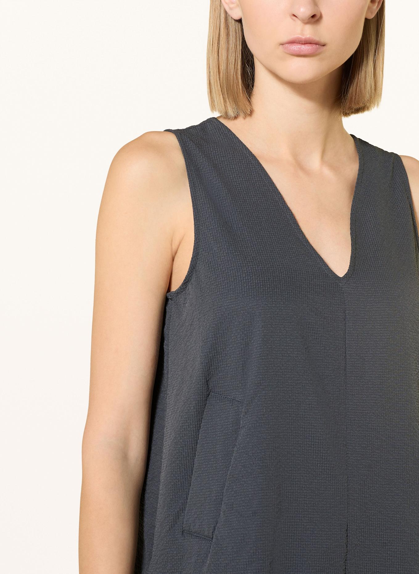 JEANNE BARET Kleid SUNFLOWER: DUNKELGRAU