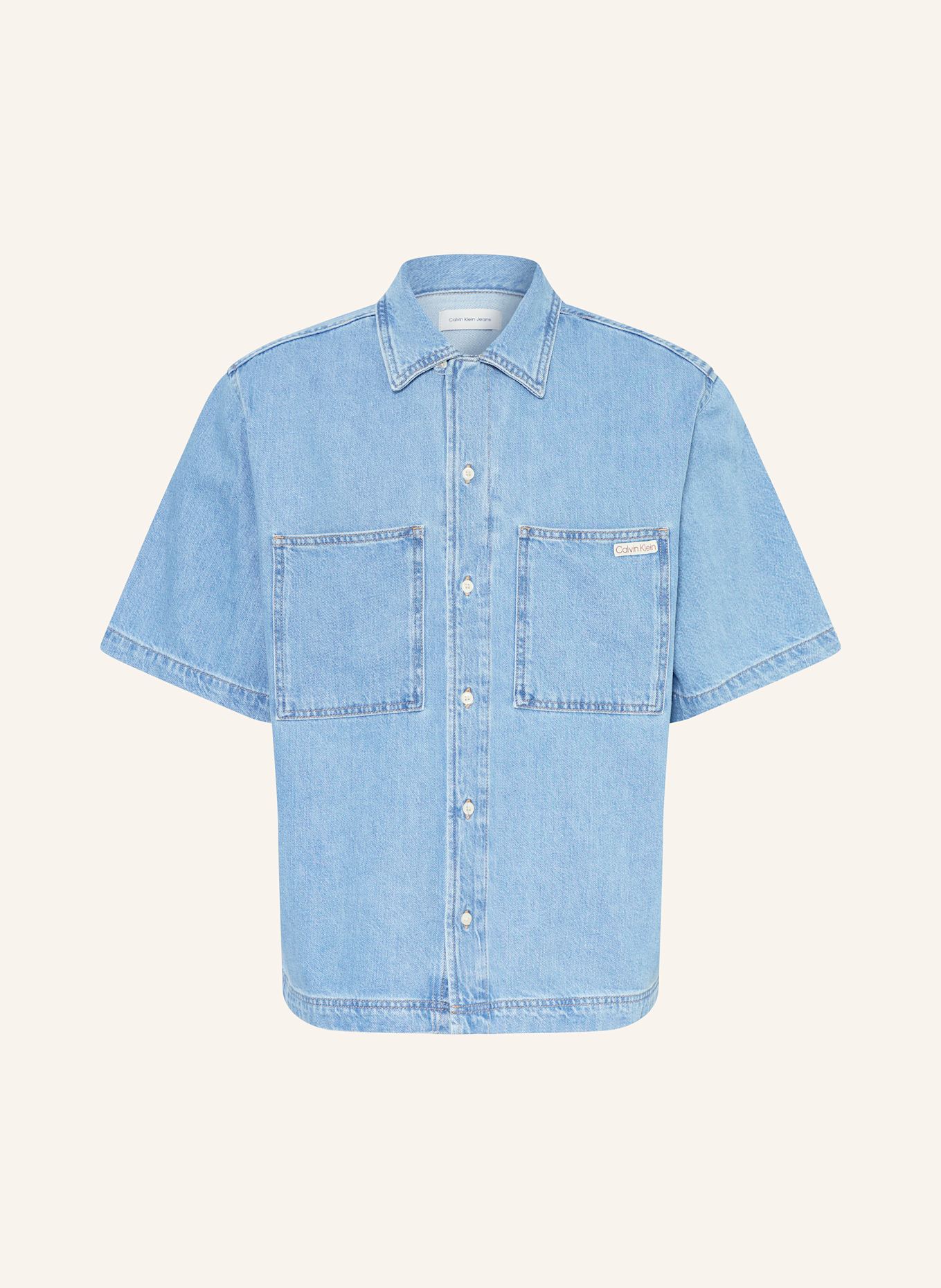 Calvin Klein Jeans Koszula jeansowa relaxed fit: JASNONIEBIESKI