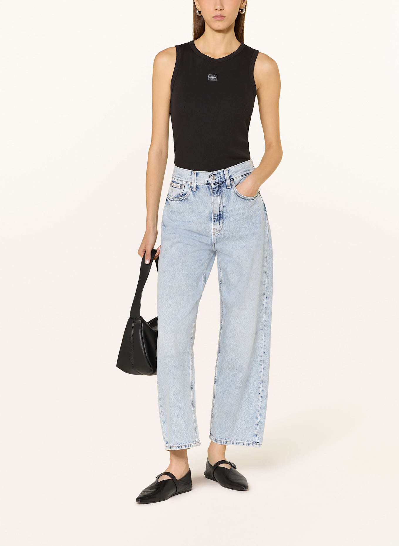 Calvin Klein Jeans Barrel Jeans: 1AA Denim Light