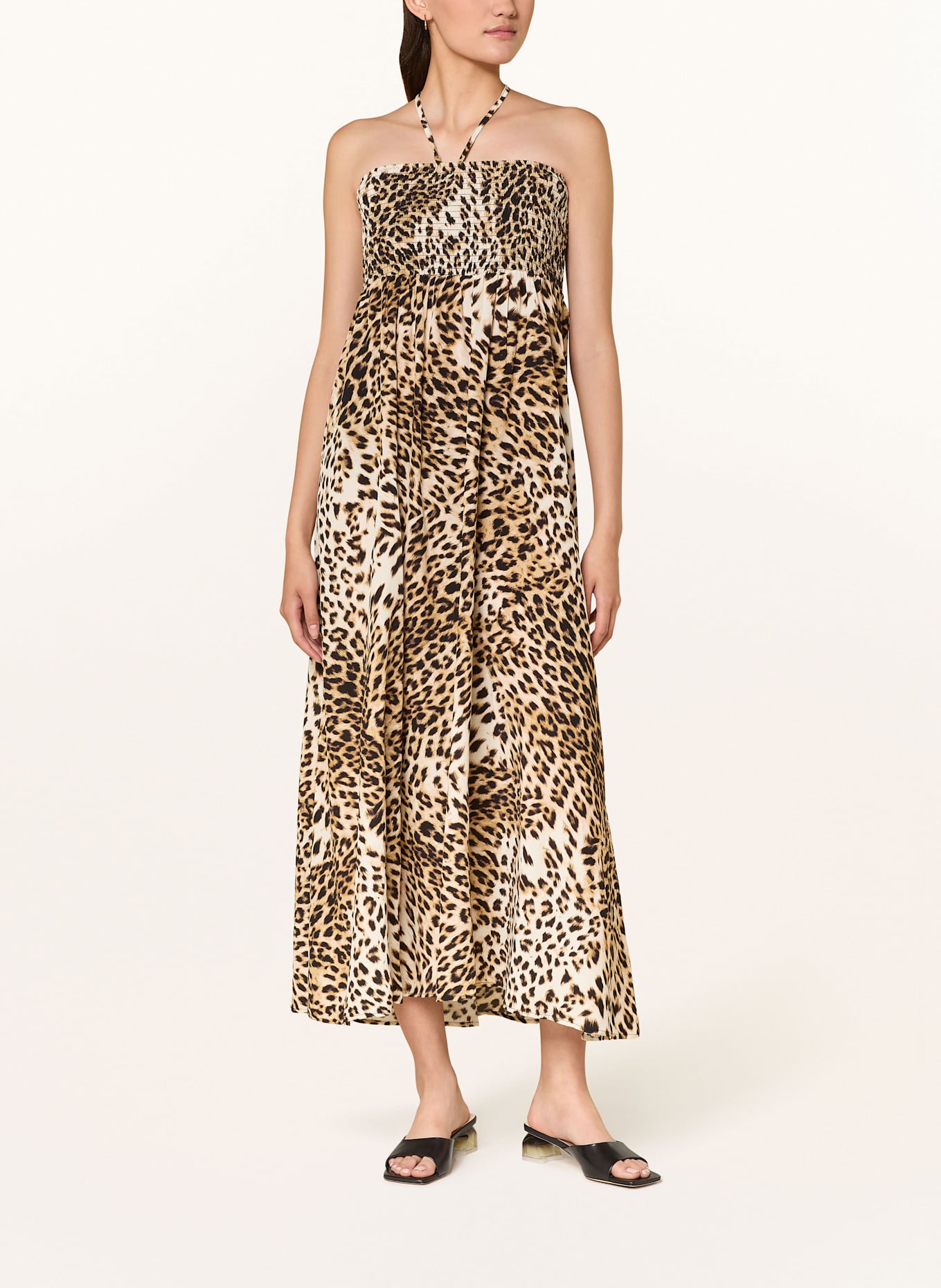 GESTUZ Kleid GZGEOPA: SCHWARZ / BRAUN / HELLBRAUN