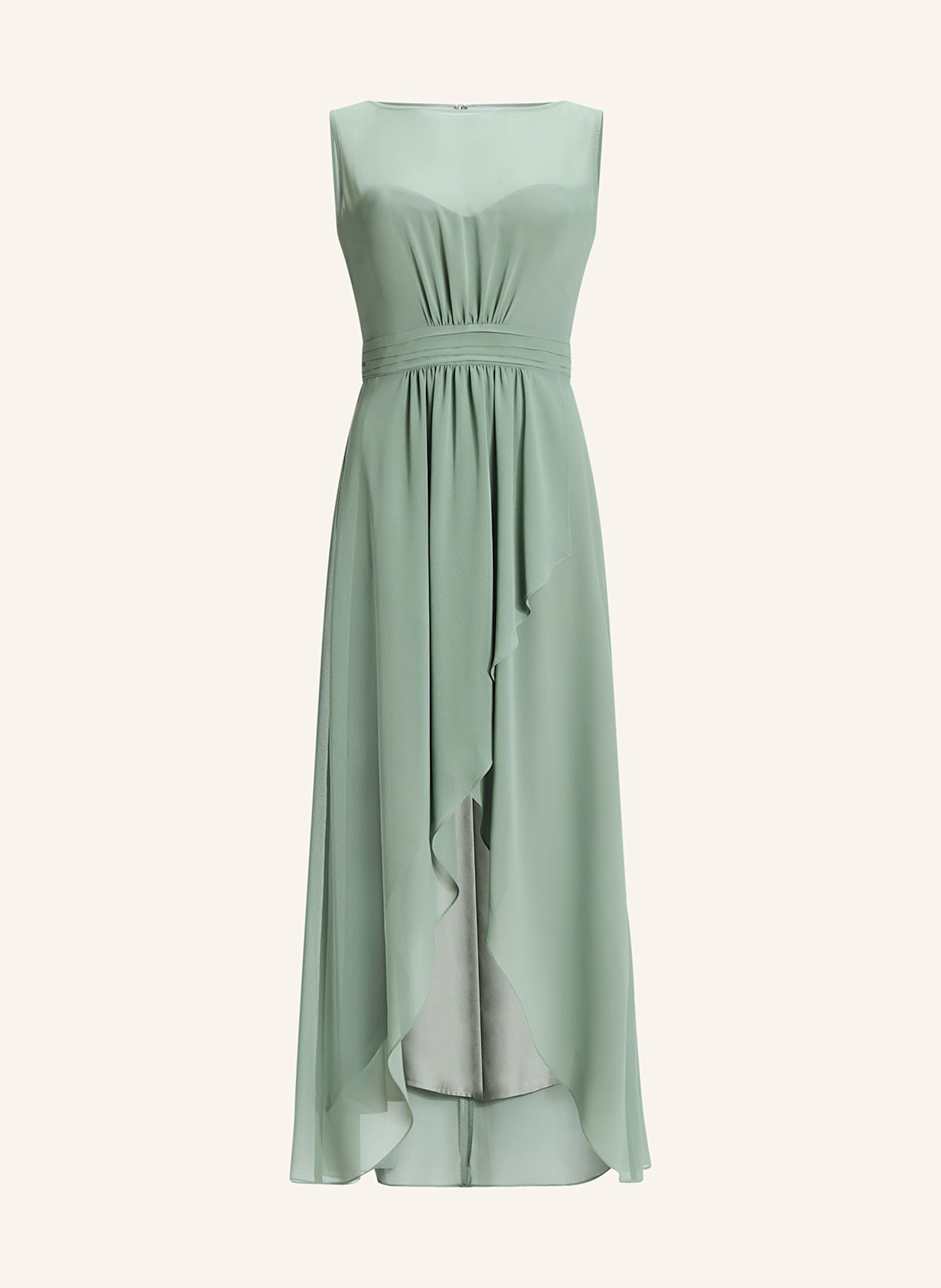 SWING Abendkleid mit Cut-out: HELLGRÜN
