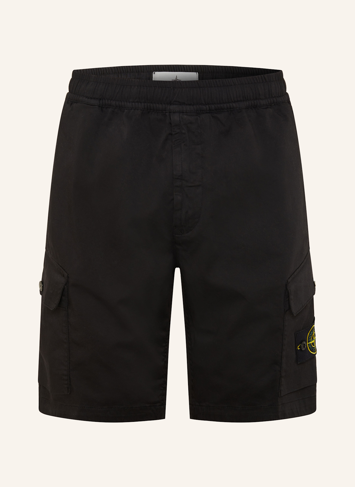 STONE ISLAND Cargo shorts regular fit: BLACK