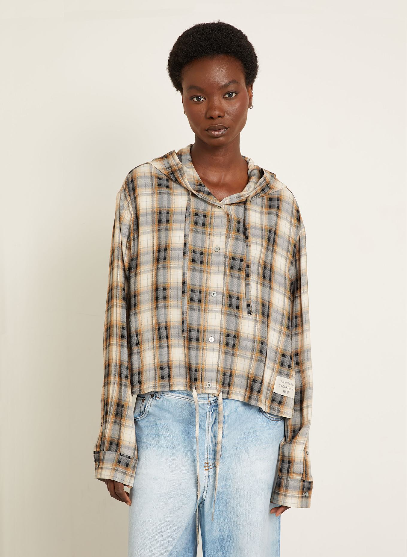 Acne Studios Bluzka: JASNOBRĄZOWY / BRĄZOWY / SZARY