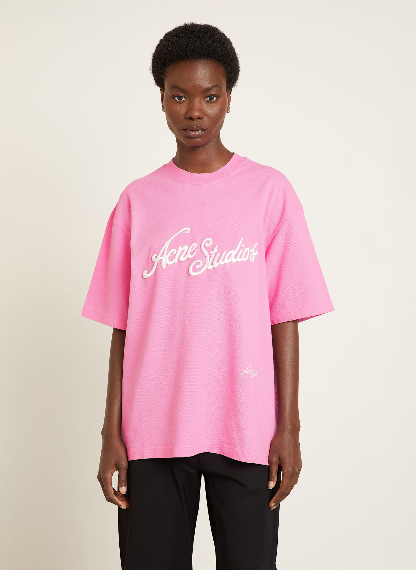 Acne Studios T-Shirt: ROSA / WEISS