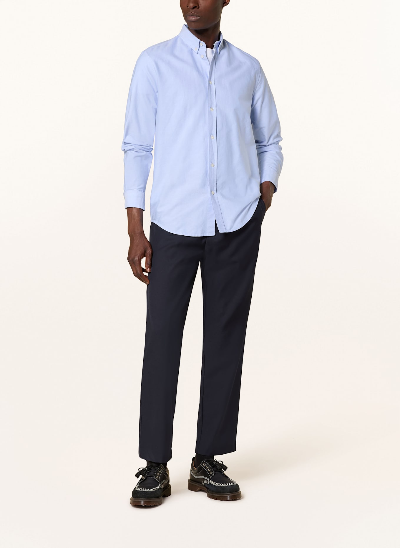 SAMSØE SAMSØE Oxfordhemd SALIAM BX Regular Fit: HELLBLAU