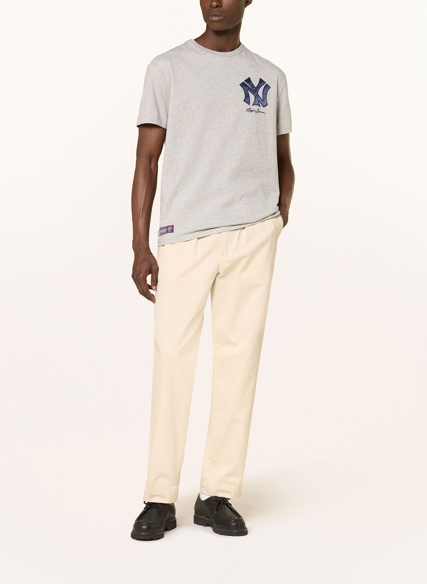 POLO RALPH LAUREN T-Shirt YANKEES: GRAU