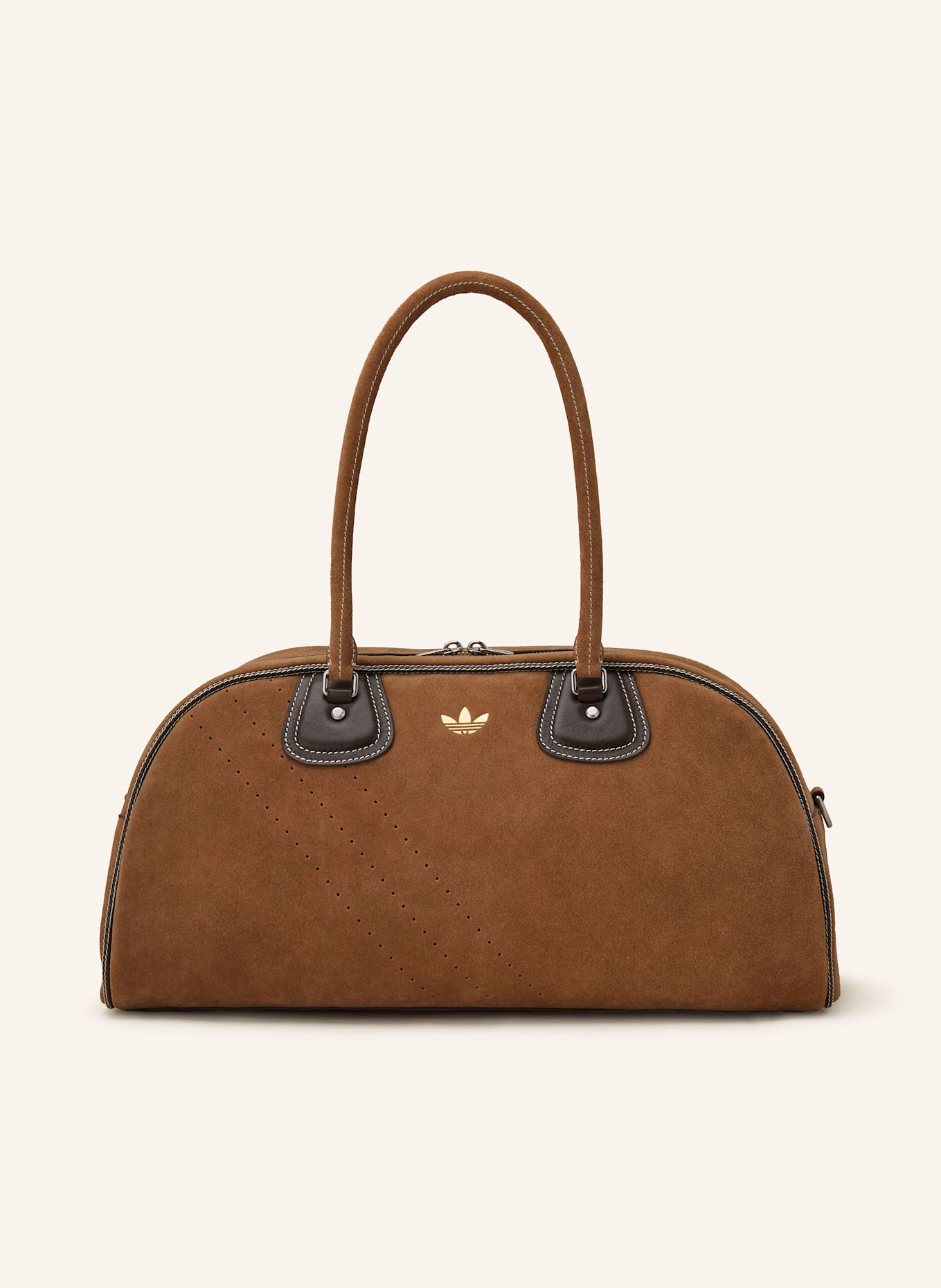 adidas Handtasche WB LEATHER: HELLBRAUN/ DUNKELBRAUN