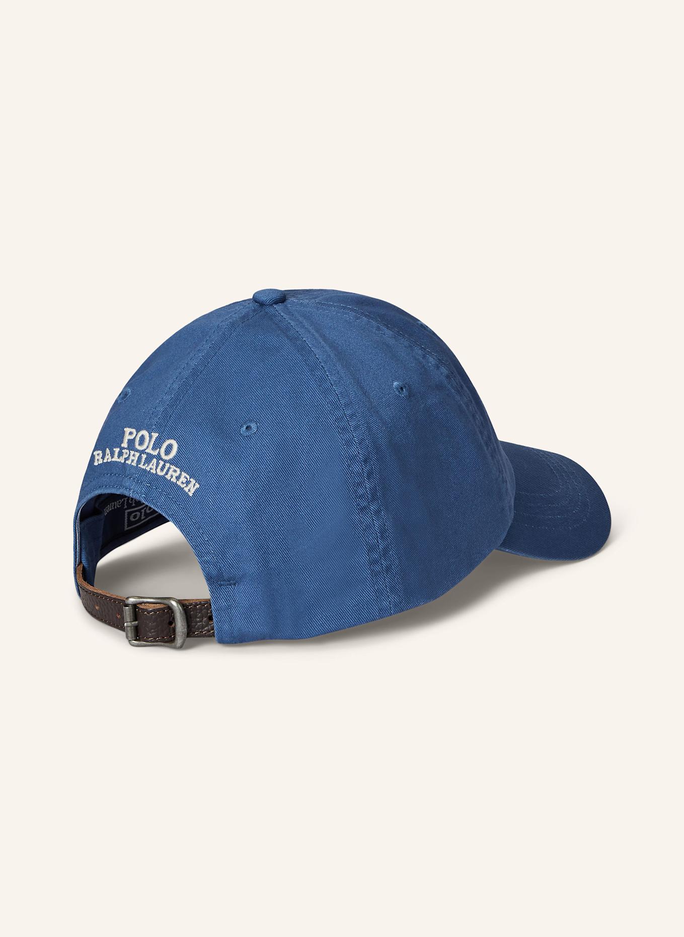 POLO RALPH LAUREN Cap: BLAU/ BRAUN/ ROSA