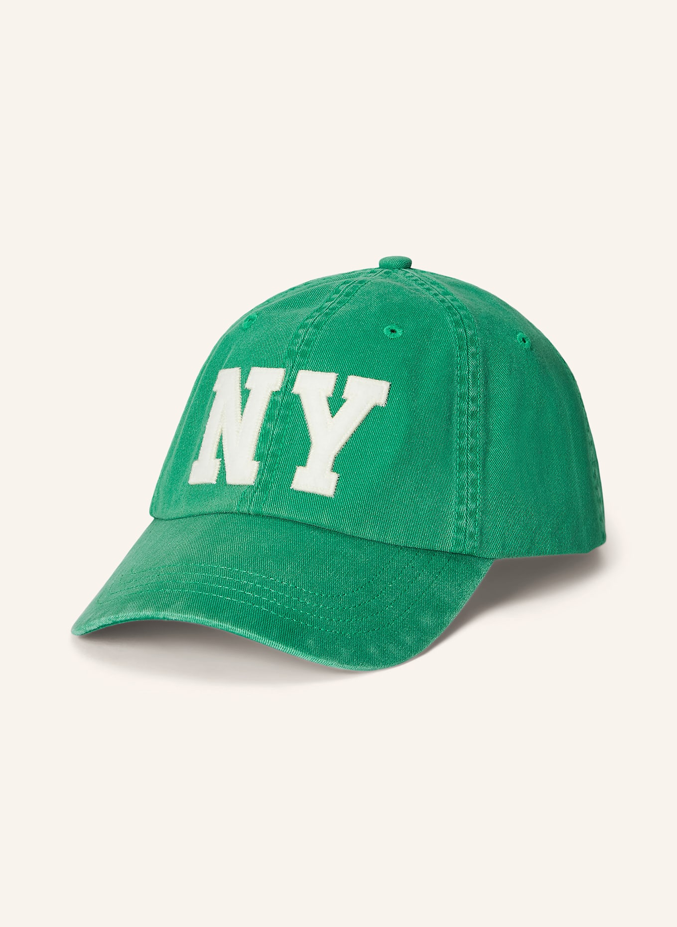 POLO RALPH LAUREN Cap: GRÜN/ WEISS