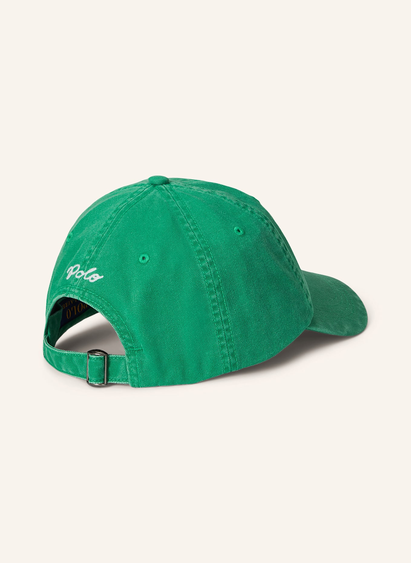 POLO RALPH LAUREN Cap: GRÜN/ WEISS