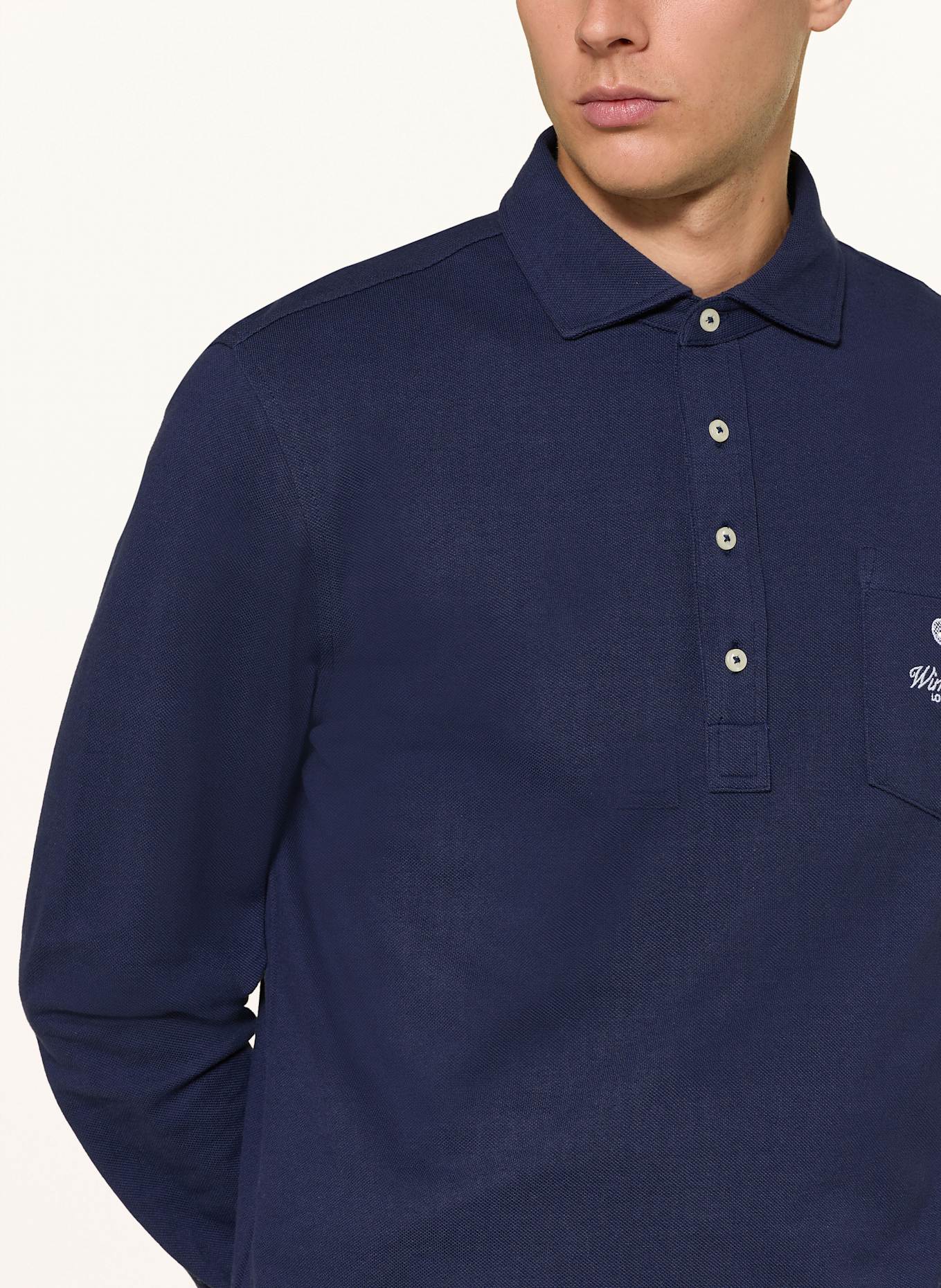 POLO RALPH LAUREN Piqué polo shirt classic fit: DARK BLUE