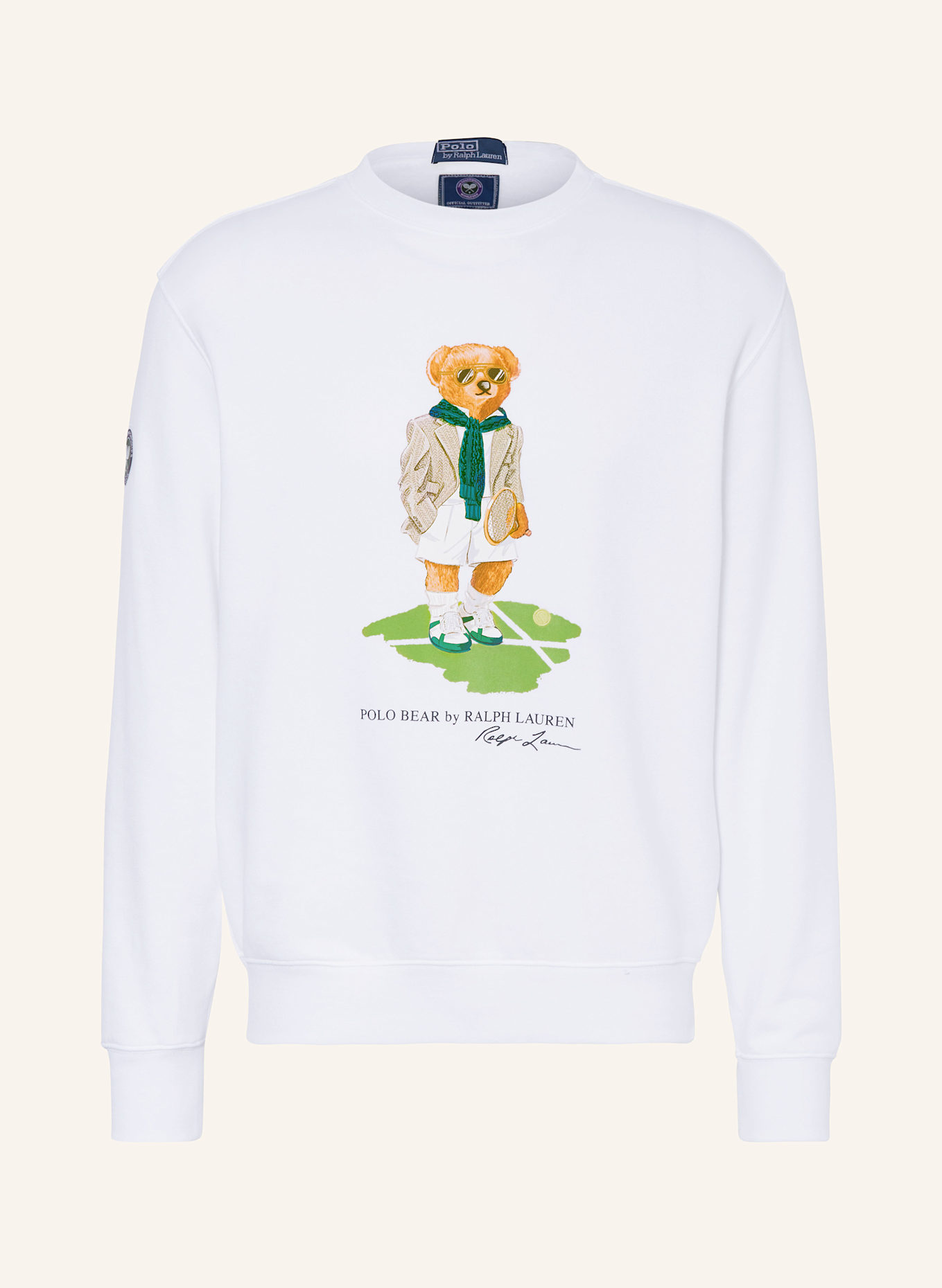 POLO RALPH LAUREN Mikina: BÍLÁ