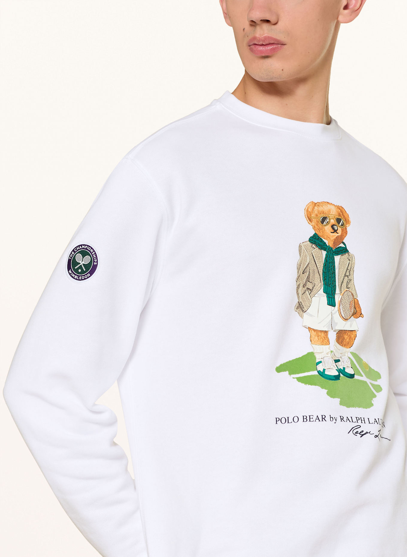 POLO RALPH LAUREN Mikina: BÍLÁ