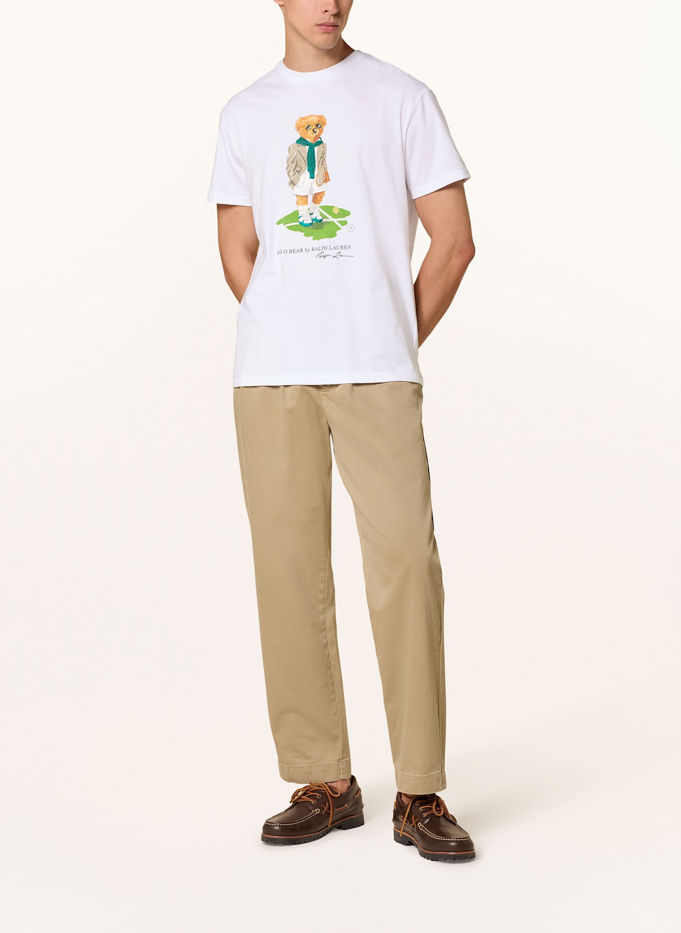 POLO RALPH LAUREN T-Shirt: CREME