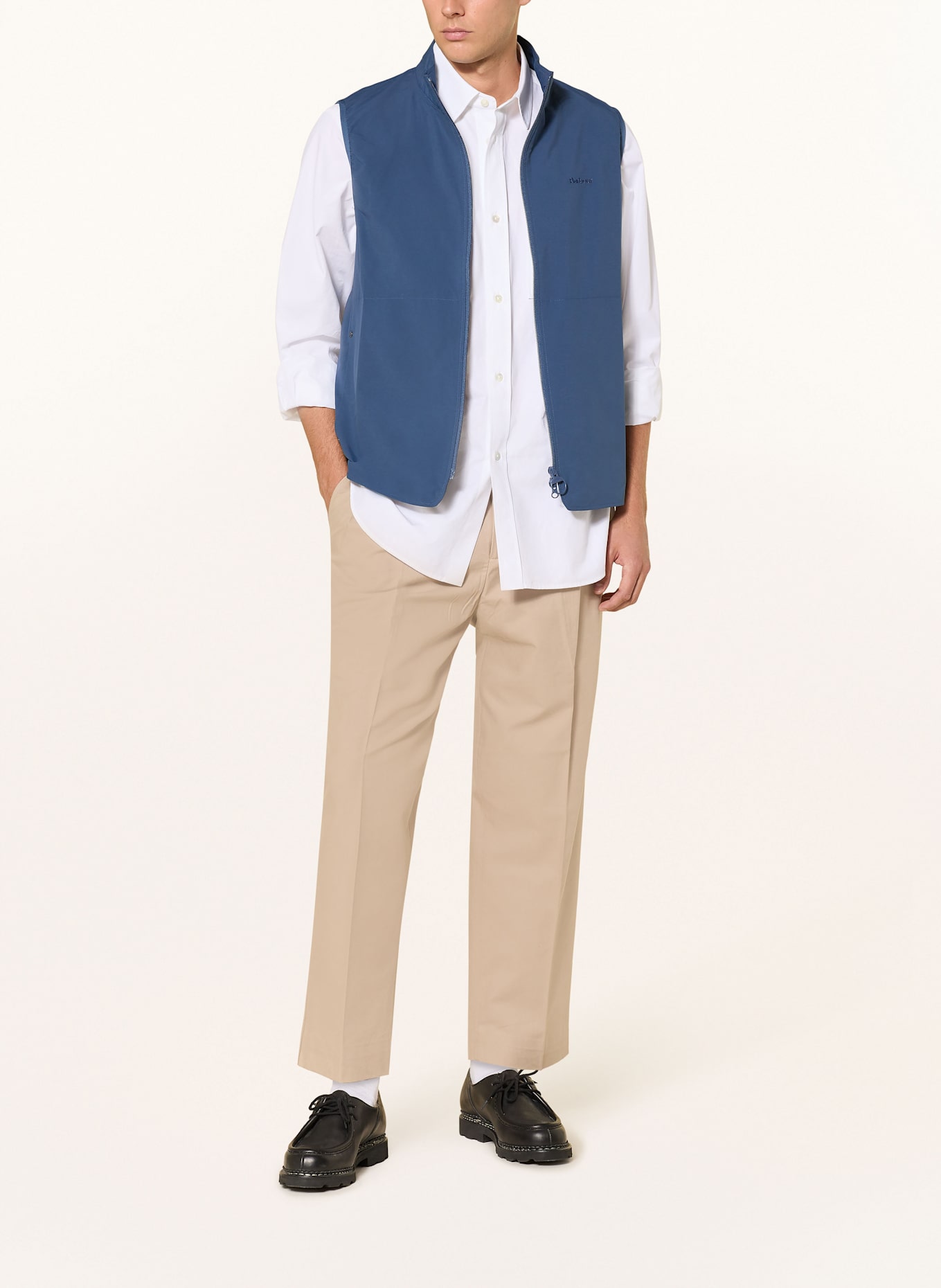 Barbour Weste RYE: BLAU