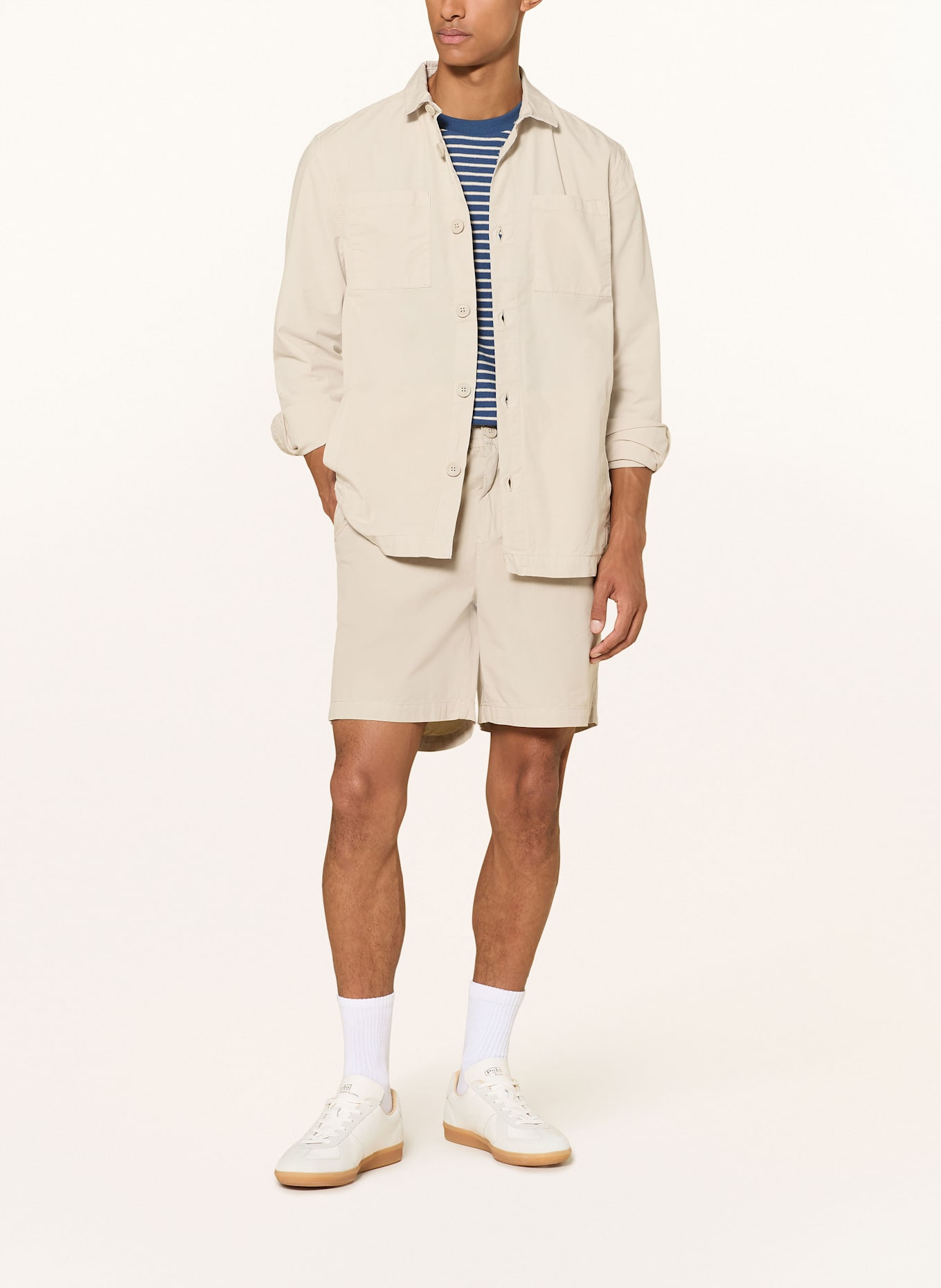 Barbour Overjacket RICKFELL: BEIGE