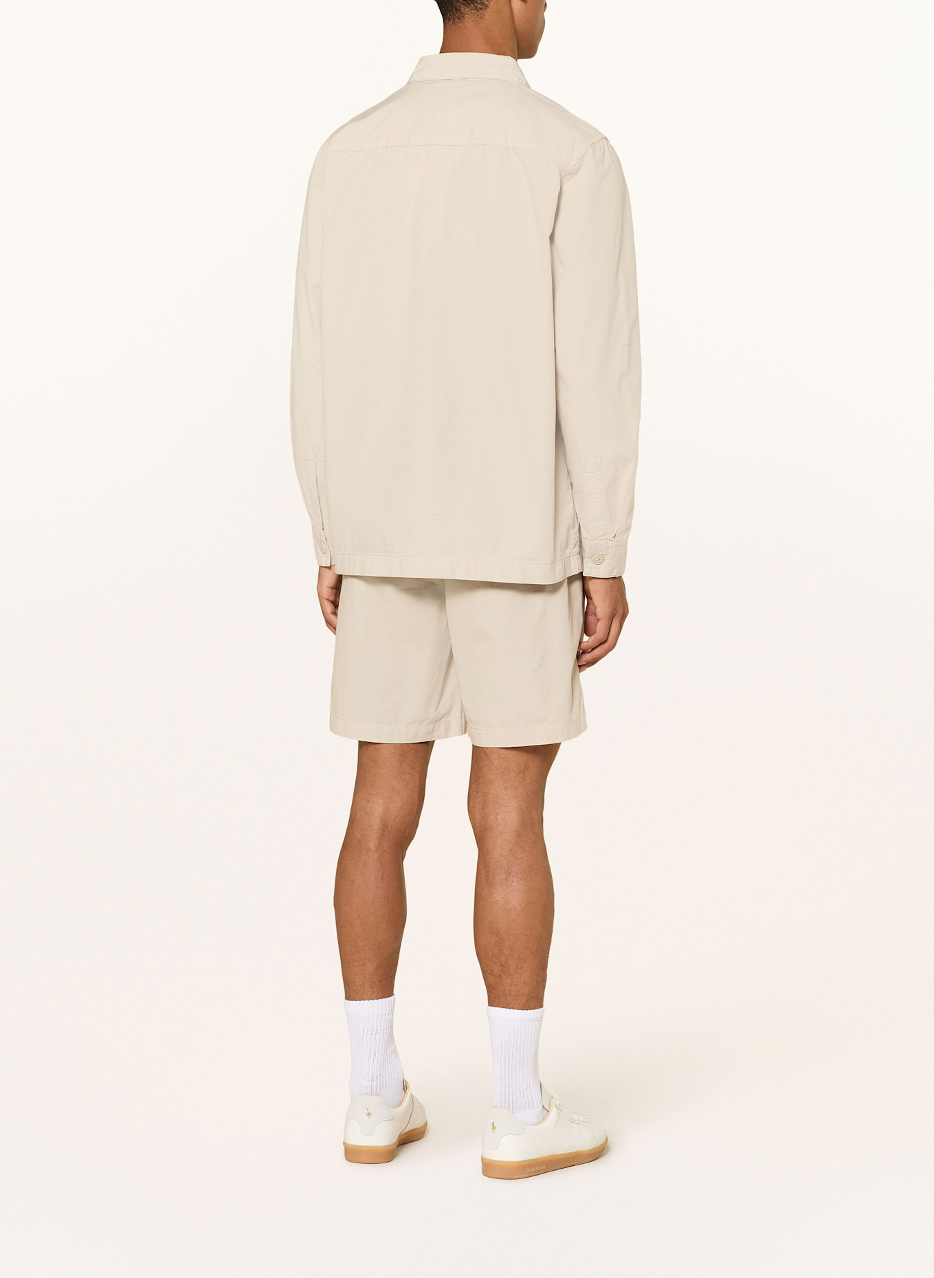 Barbour Overjacket RICKFELL: BEIGE