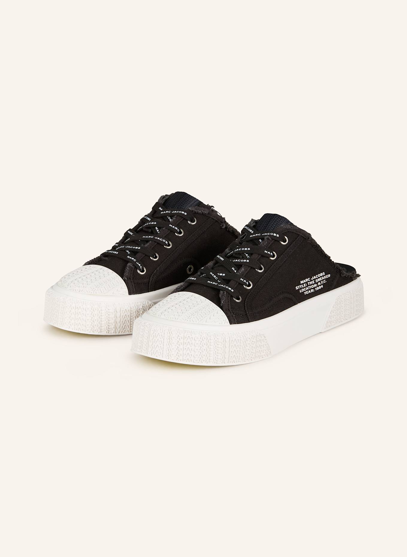 MARC JACOBS Plateau-Mules THE SNEAKER MULE: SCHWARZ